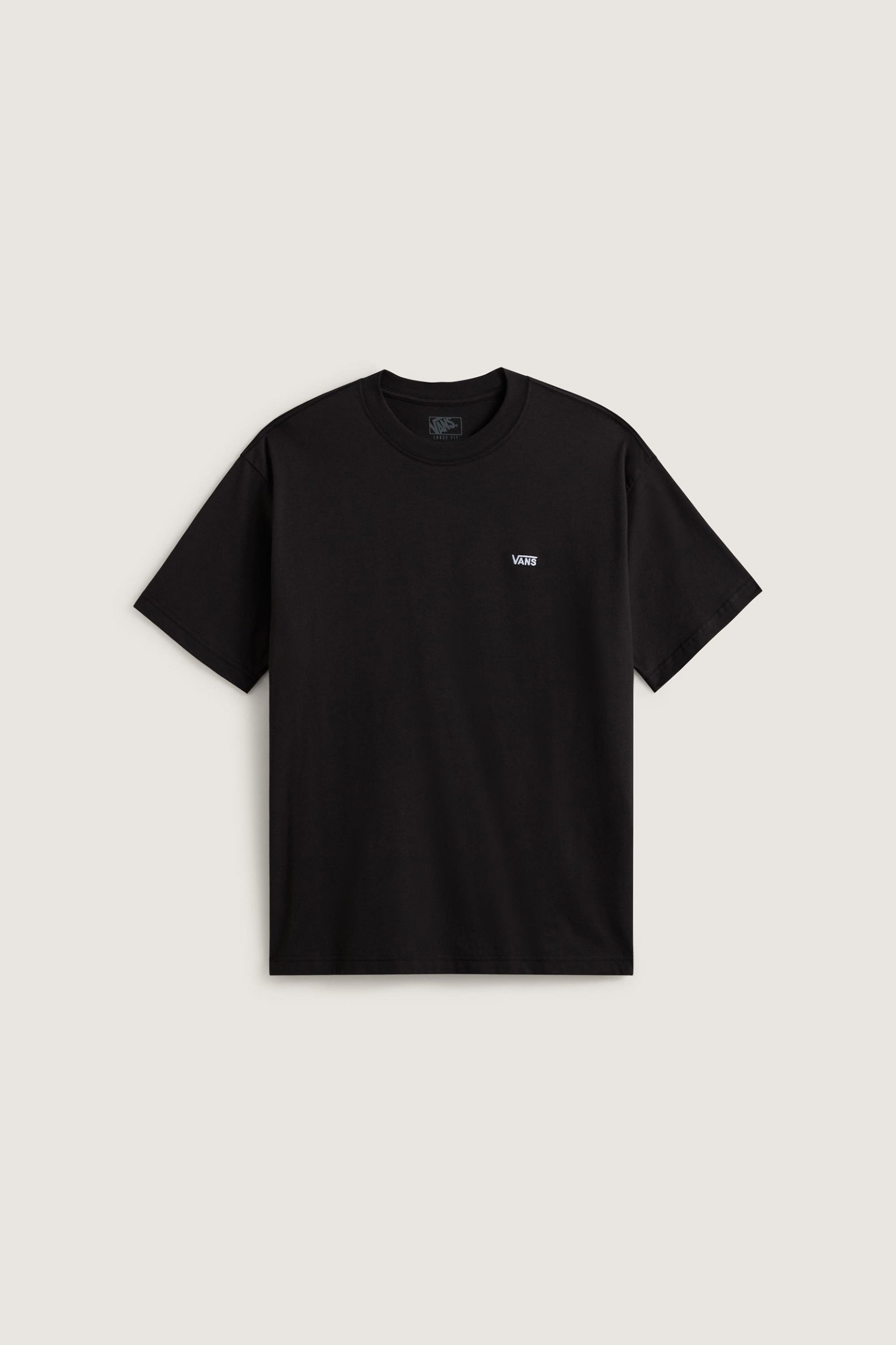 Vans Ανδρικό T-Shirt Loose Fit Left Chest Ii - Vn0010Ffblk1 Μαύρο