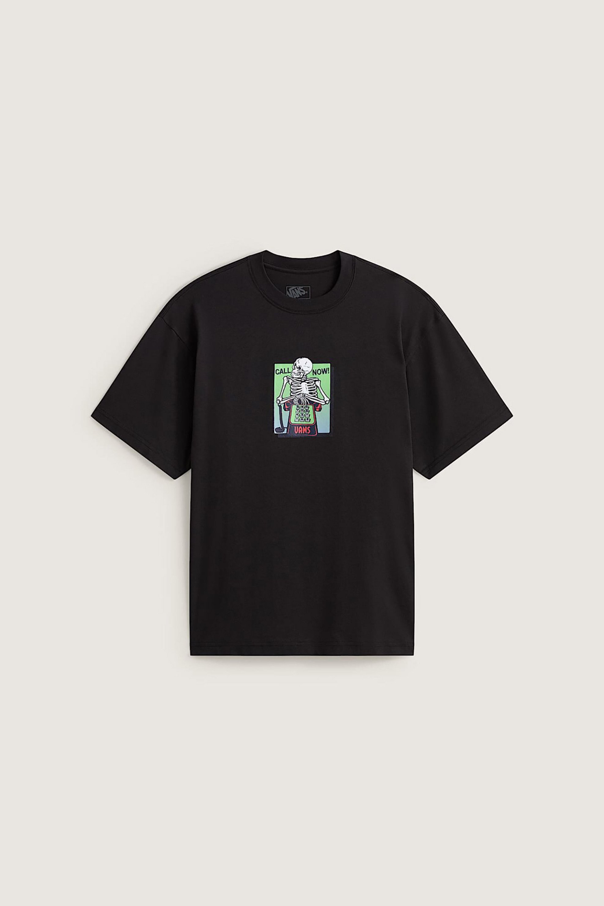 Vans ανδρικό T-shirt Classic Fit "Call Now" - VN0010G0BLK1 Μαύρο