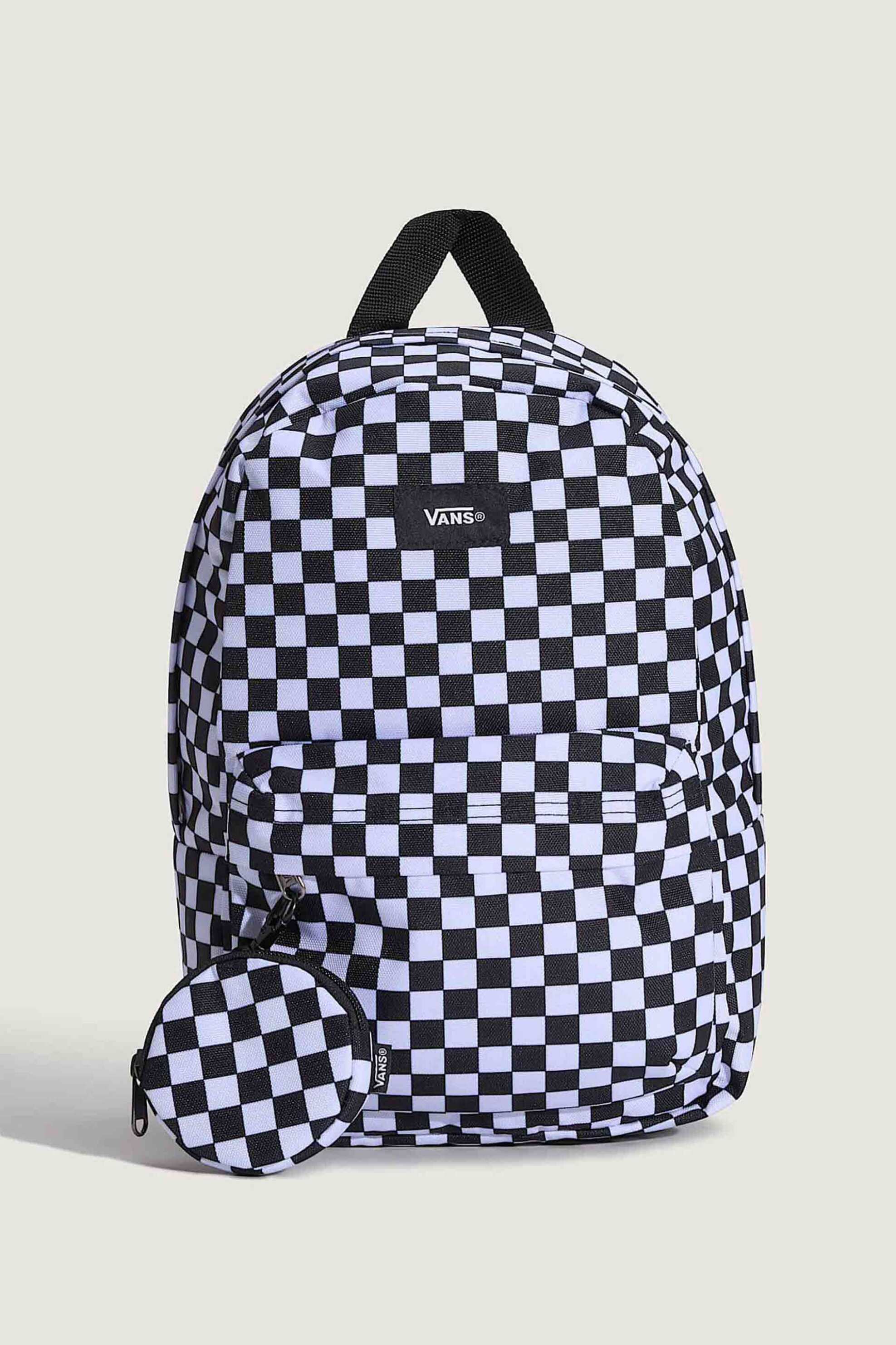 Vans unisex backpack "Old Skool Mini" - VN000Q9AY281 Ασπρόμαυρο