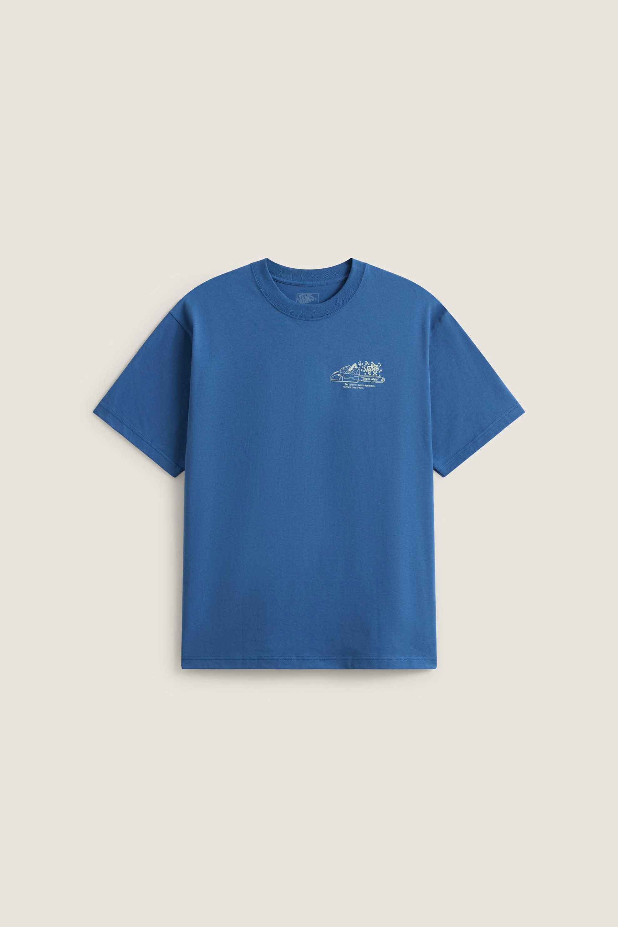 Vans Ανδρικό T-Shirt Classic Fit All&Apos S Well - Vn000X025Tu1 Μπλε