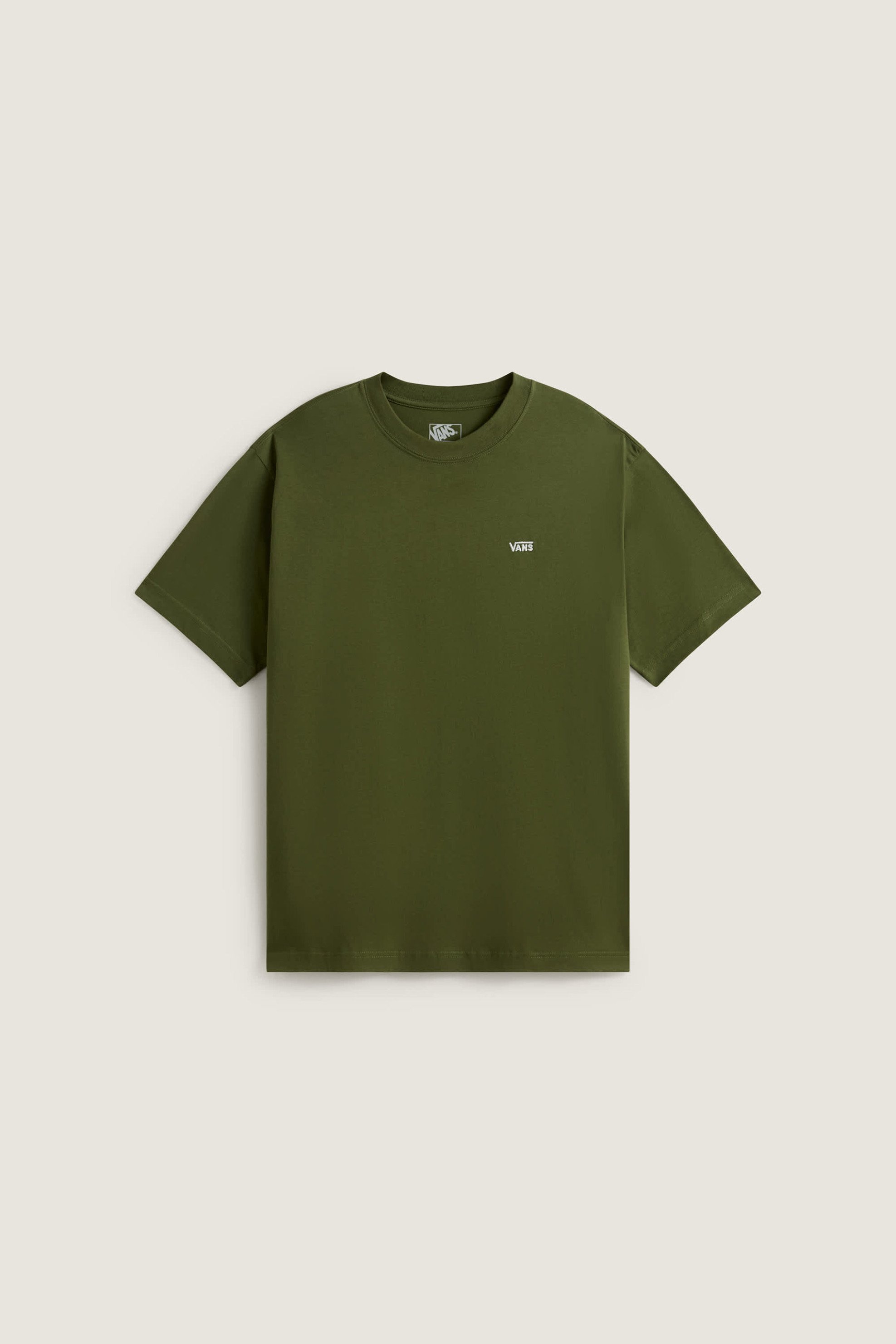 Vans Ανδρικό T-Shirt Loose Fit Left Chest Ii - Vn0010Ffgrk1 Χακί