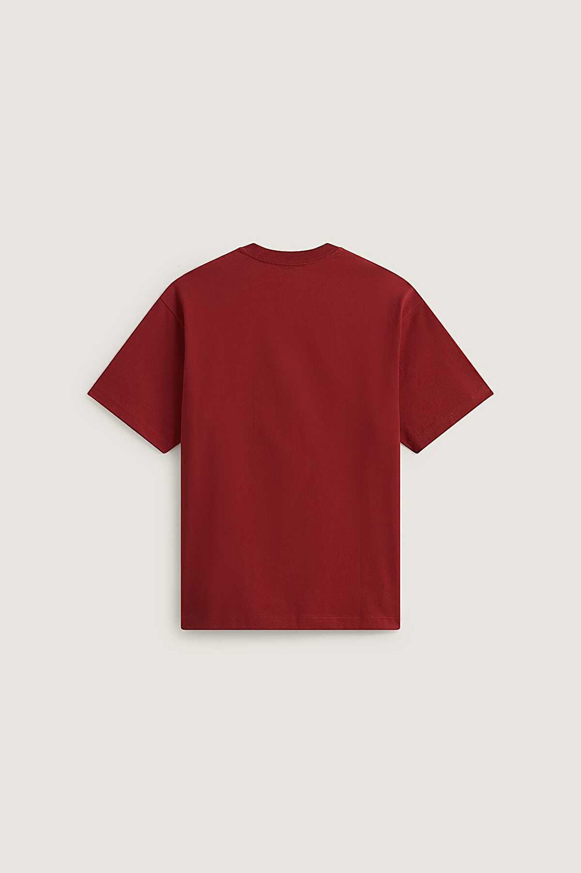 Vans Ανδρικό T-Shirt Classic Fit Antares - Vn0010Fsh891 Μπορντό