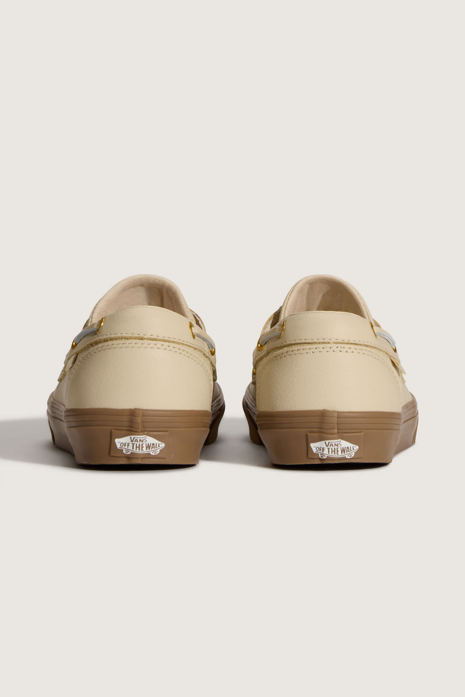 Vans Ανδρικά Μοκασίνια 2-Eyelet Boat - Vn000Z11Tan1 Εκρού