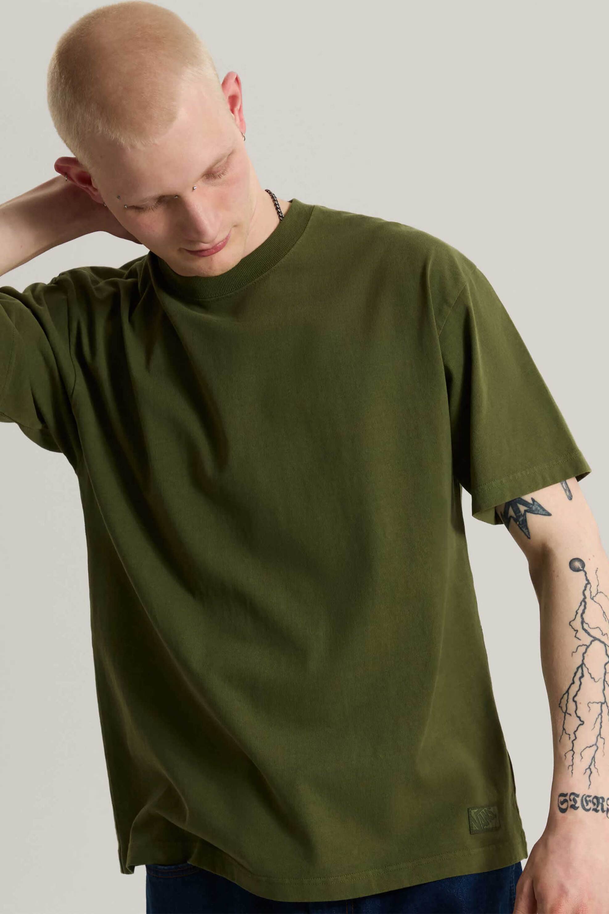Vans ανδρικό T-shirt Loose Fit "Premium" - VN000TBPGRK1 Χακί