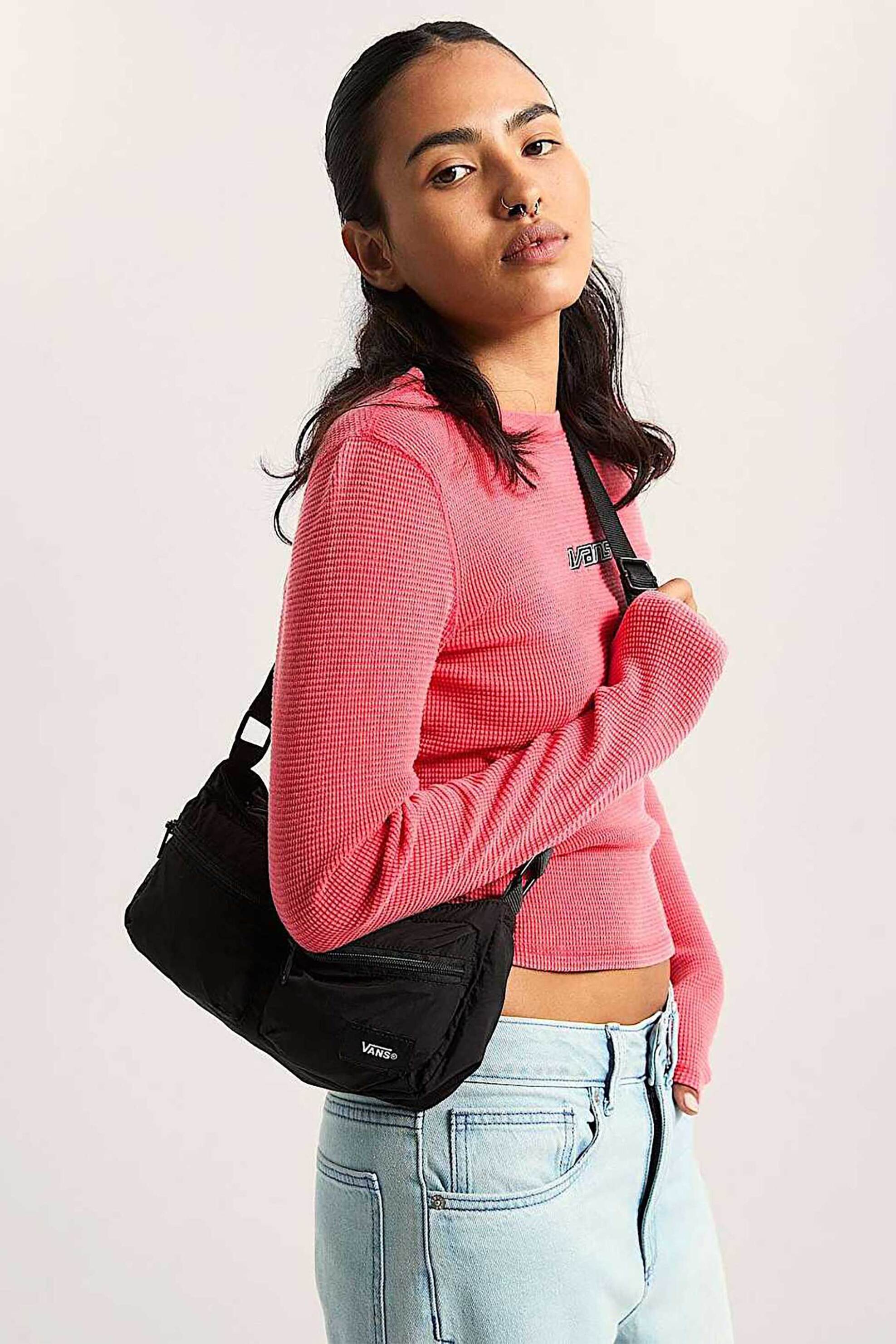 Vans Unisex Τσάντα Crossbody Prater - Vn000T66Blk1 Μαύρο