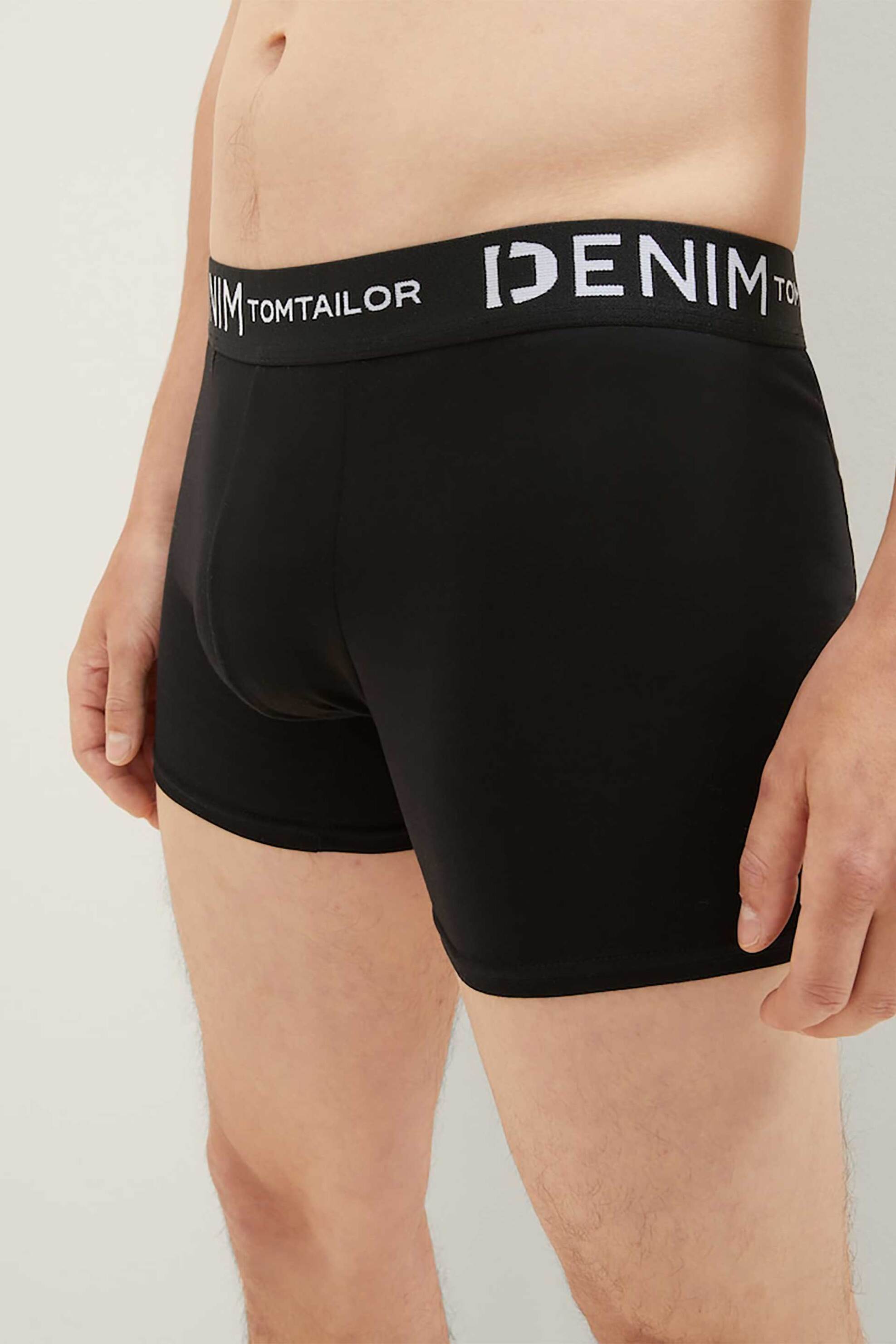 Tom Tailor σετ ανδρικά εσώρουχα boxer με λογότυπο στο λάστιχο (3 τεμάχια) - 1038850 Μαύρο φωτογραφία