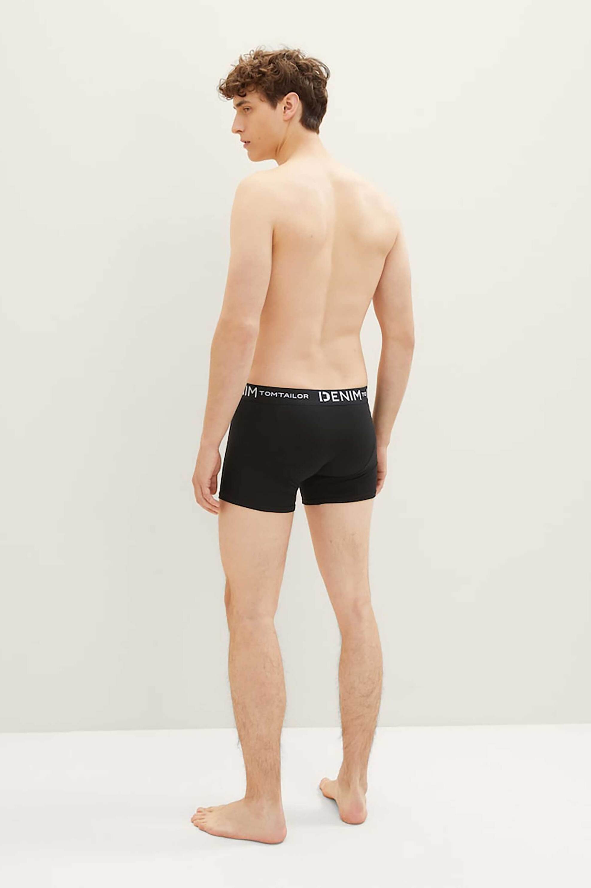 Tom Tailor σετ ανδρικά εσώρουχα boxer με λογότυπο στο λάστιχο (3 τεμάχια) - 1038850 Μαύρο φωτογραφία