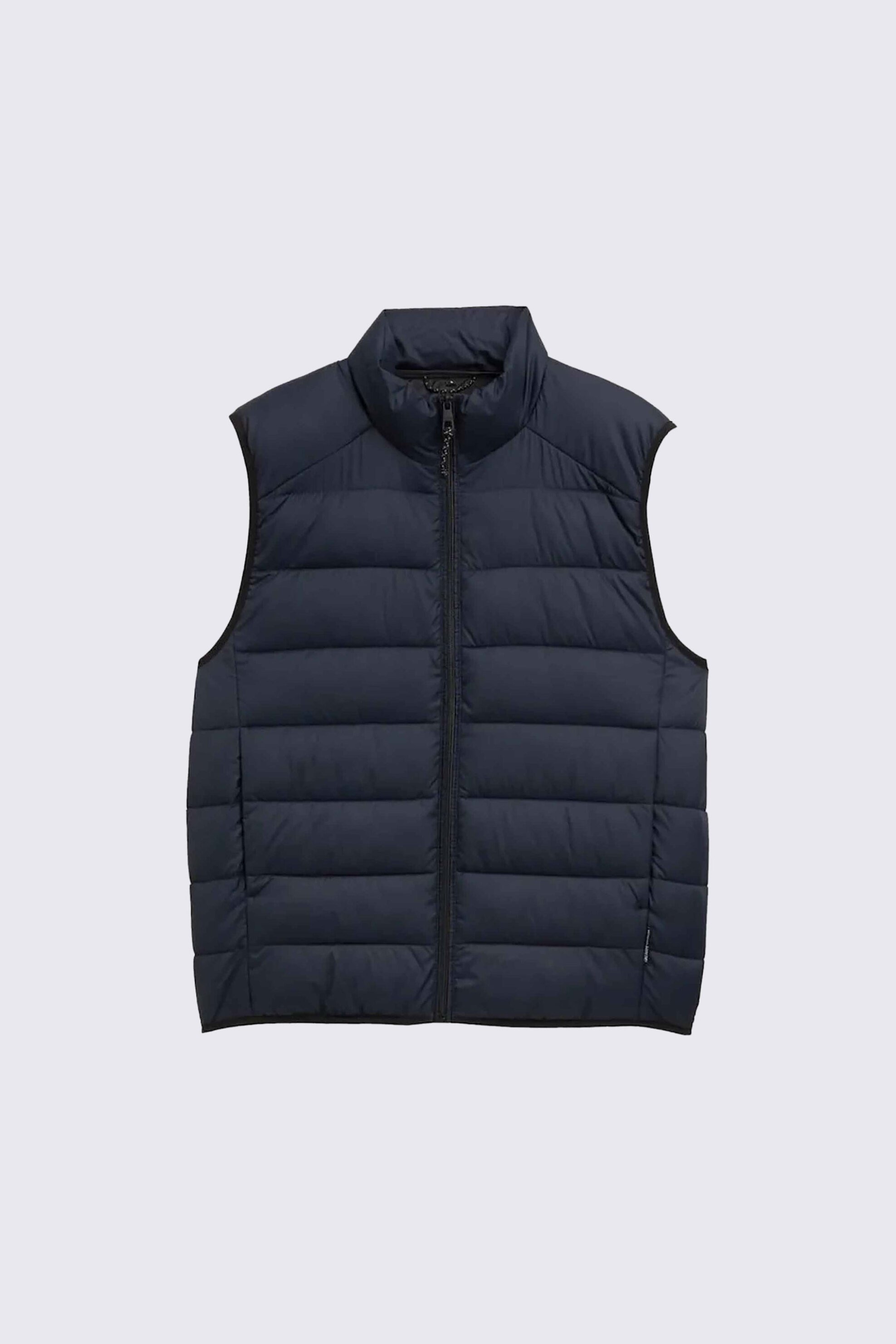 Tom Tailor ανδρικό αμάνικο μπουφάν με καπιτονέ σχέδιο Regular Fit - 1046262 Μπλε Σκούρο