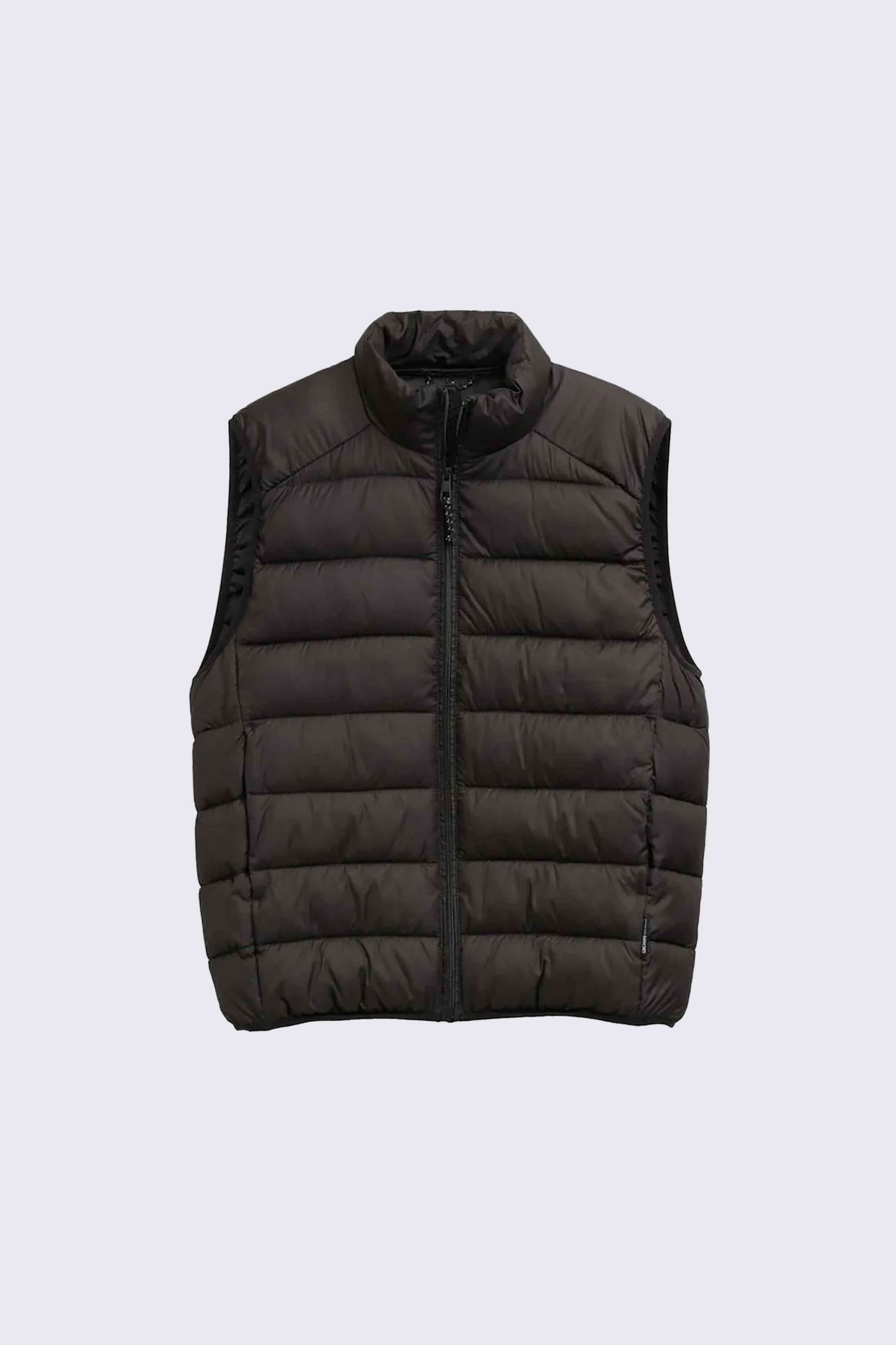 Tom Tailor ανδρικό αμάνικο μπουφάν με καπιτονέ σχέδιο Regular Fit - 1046262 Μαύρο