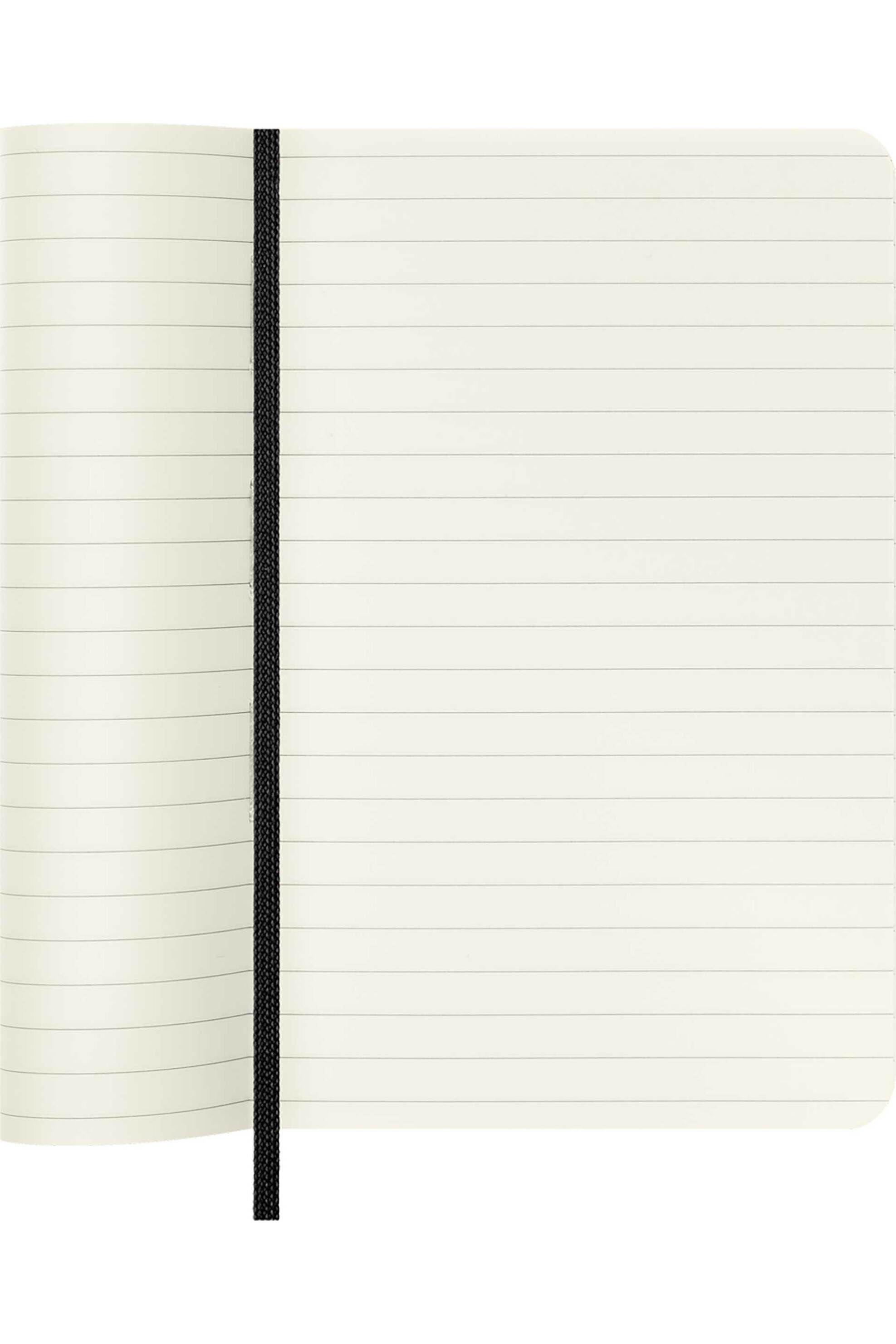 Moleskine Σημειωματάριο Μονόχρωμο Classic Notebook Ruled Pocket Μαύρο - Qp611