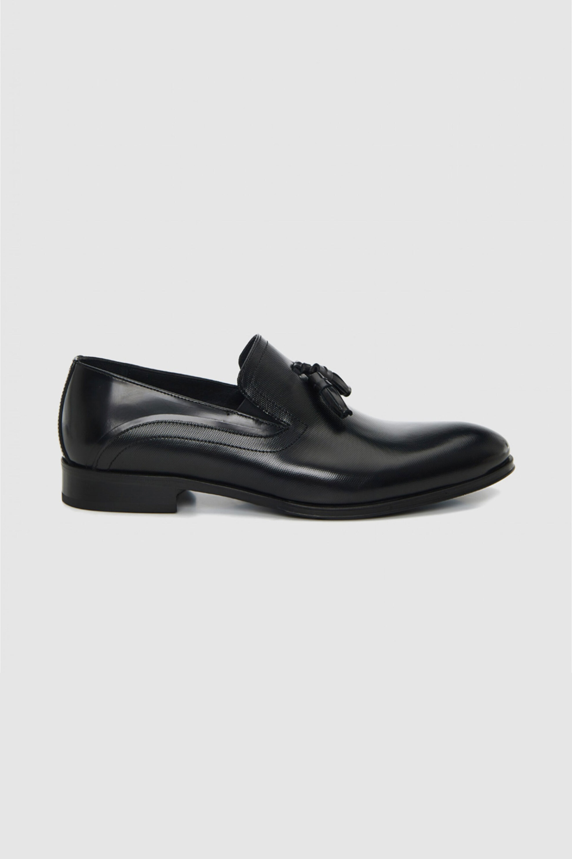 BOSS SHOES Boss Shoes ανδρικά δερμάτινα oxford - B5429 POINT Μαύρο