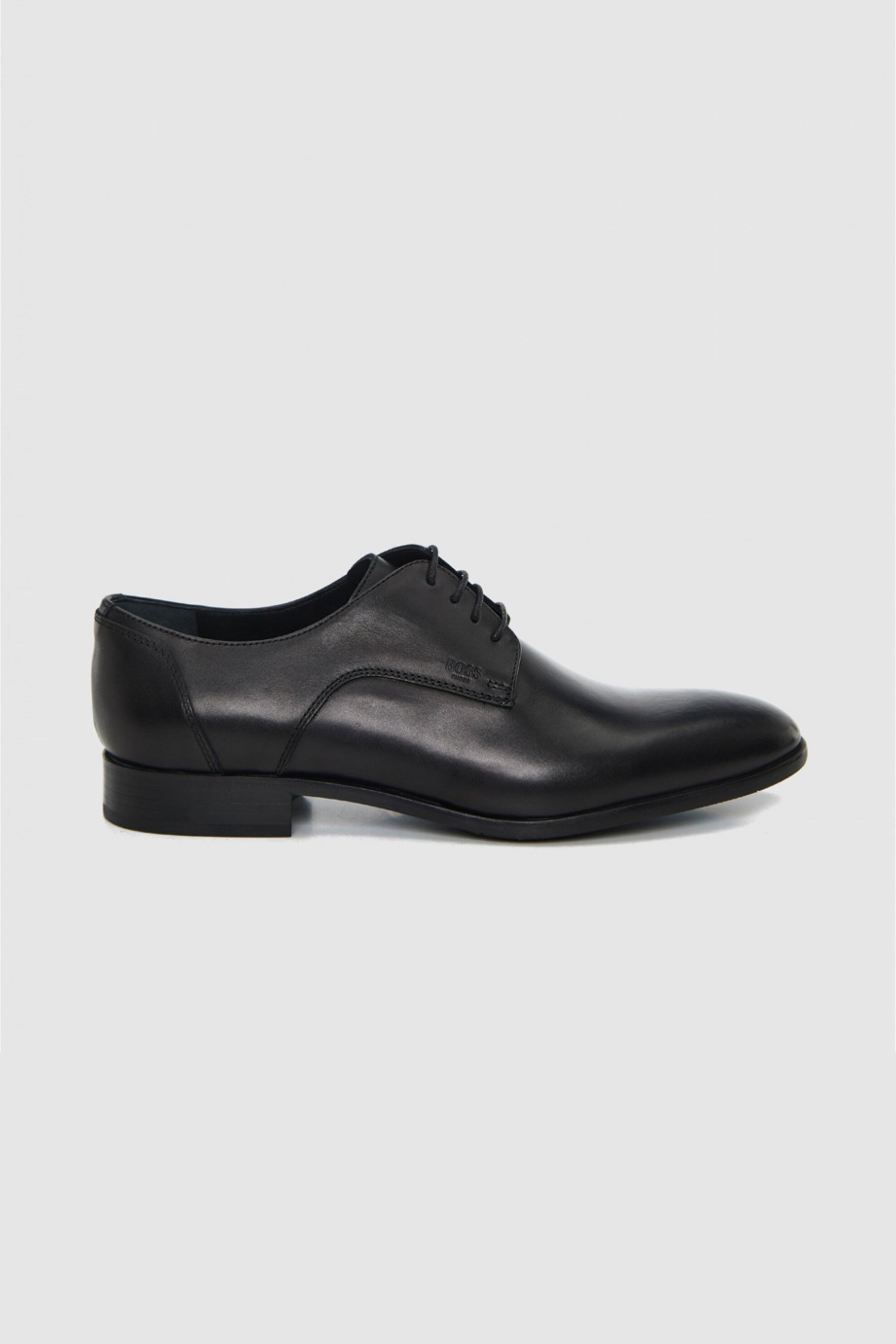 BOSS SHOES Boss Shoes ανδρικά δερμάτινα oxford - B7513 Μαύρο