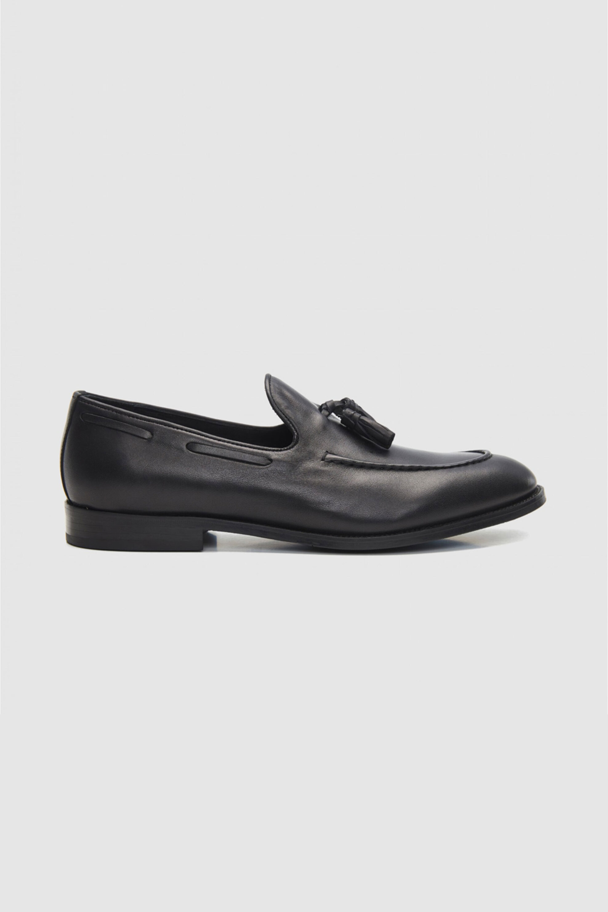 BOSS SHOES Boss Shoes ανδρικά δερμάτινα loafers - B7704 Μαύρο