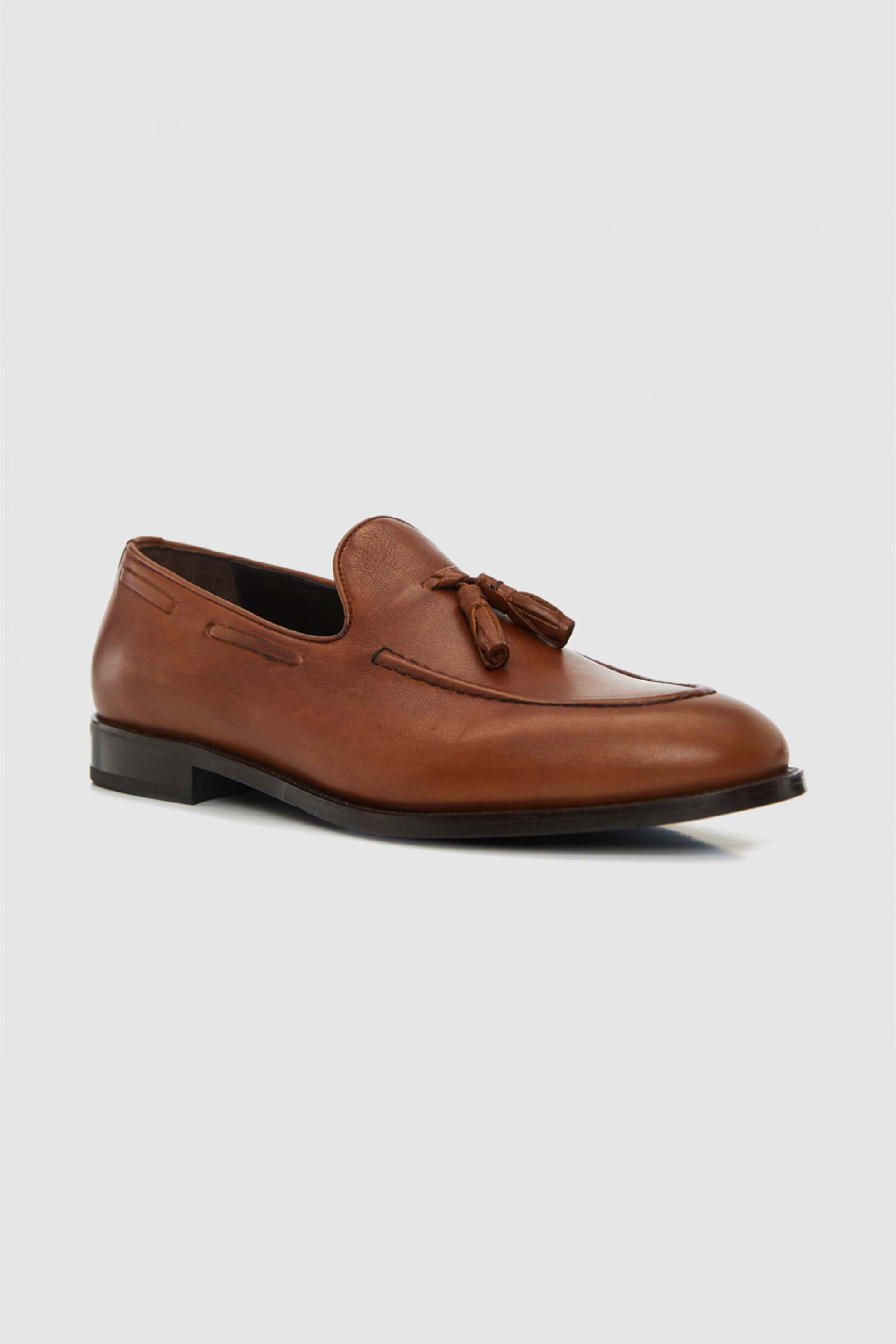 Boss Shoes ανδρικά δερμάτινα loafers - B7704 Καφέ φωτογραφία