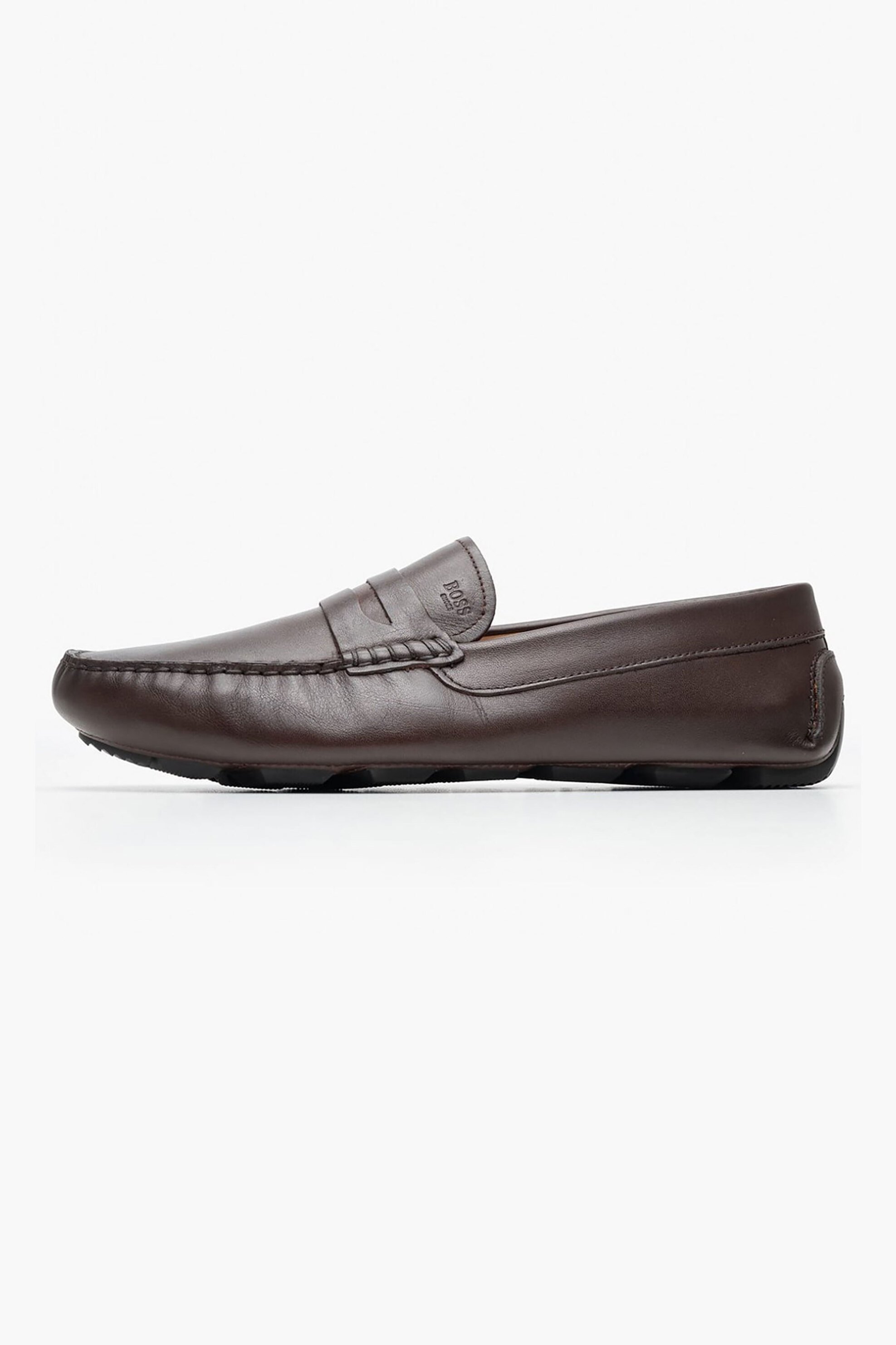 BOSS SHOES Boss Shoes ανδρικά δερμάτινα loafers - B7768 Καφέ
