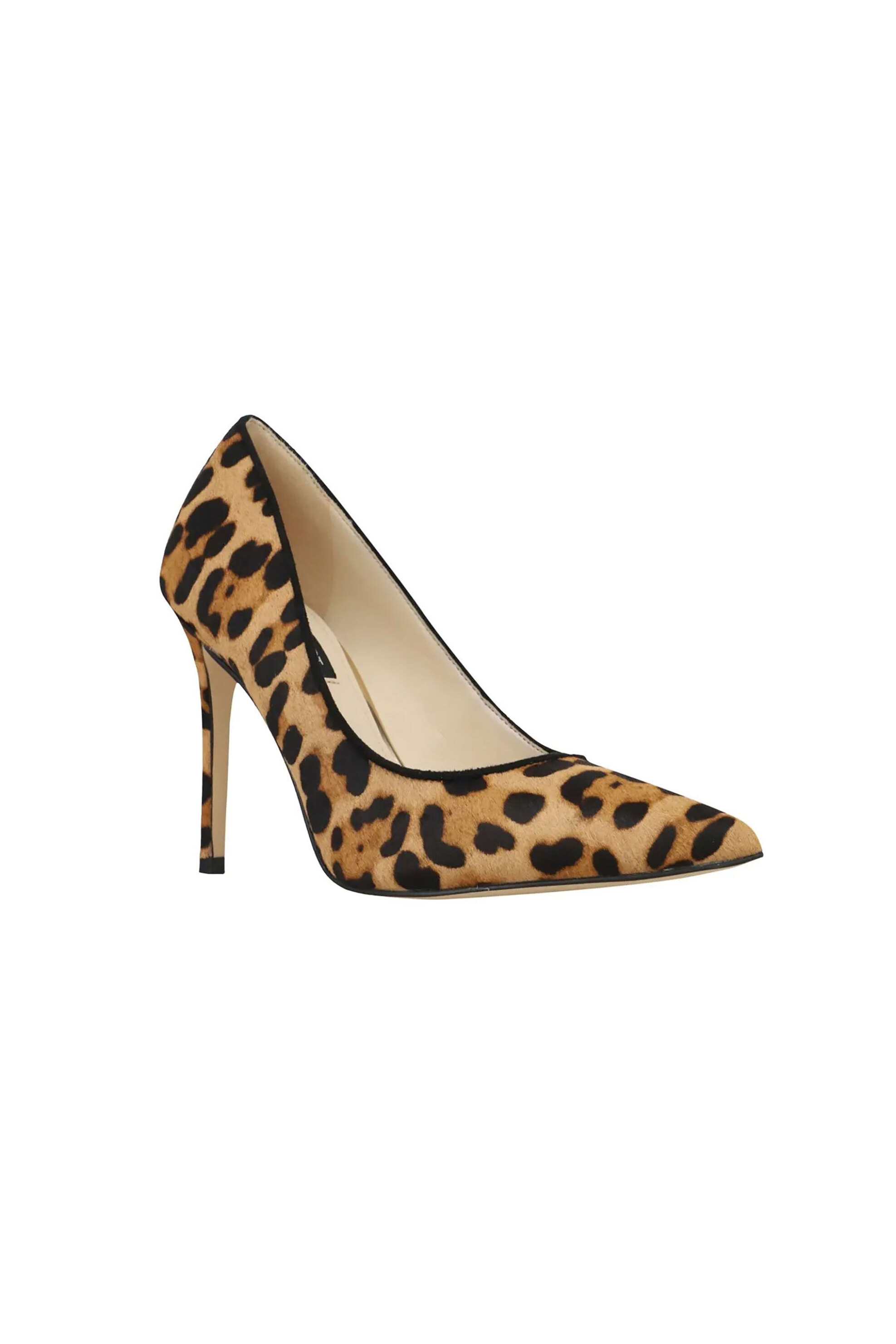 Nine West γυναικείες δερμάτινες γόβες με animal print "Freshp5" - FRESHP5 01 Μπεζ φωτογραφία