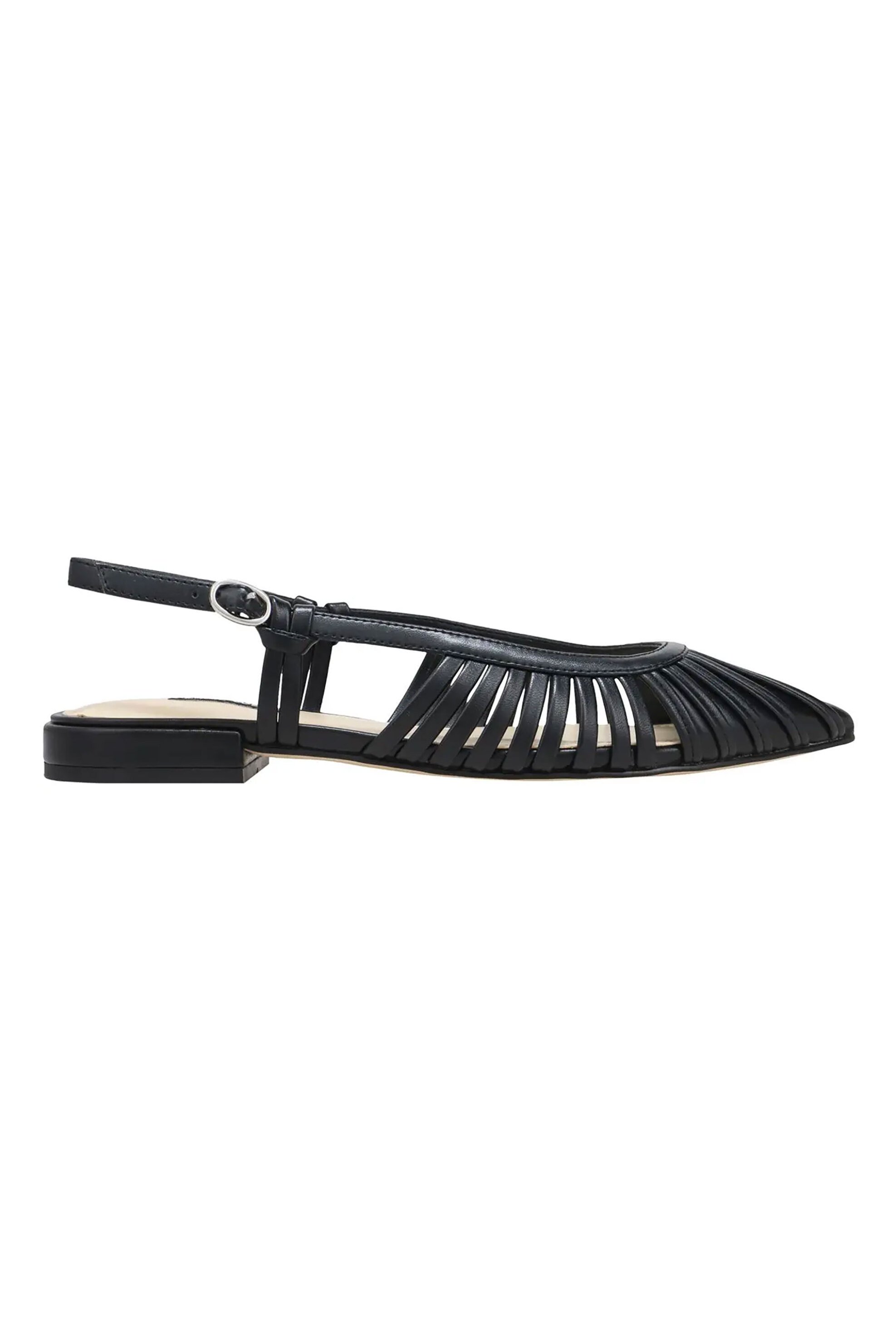 NINE WEST Nine West γυναικεία slingbacks με διάτρητο σχέδιο "Duria3" - DURIA3 Μαύρο