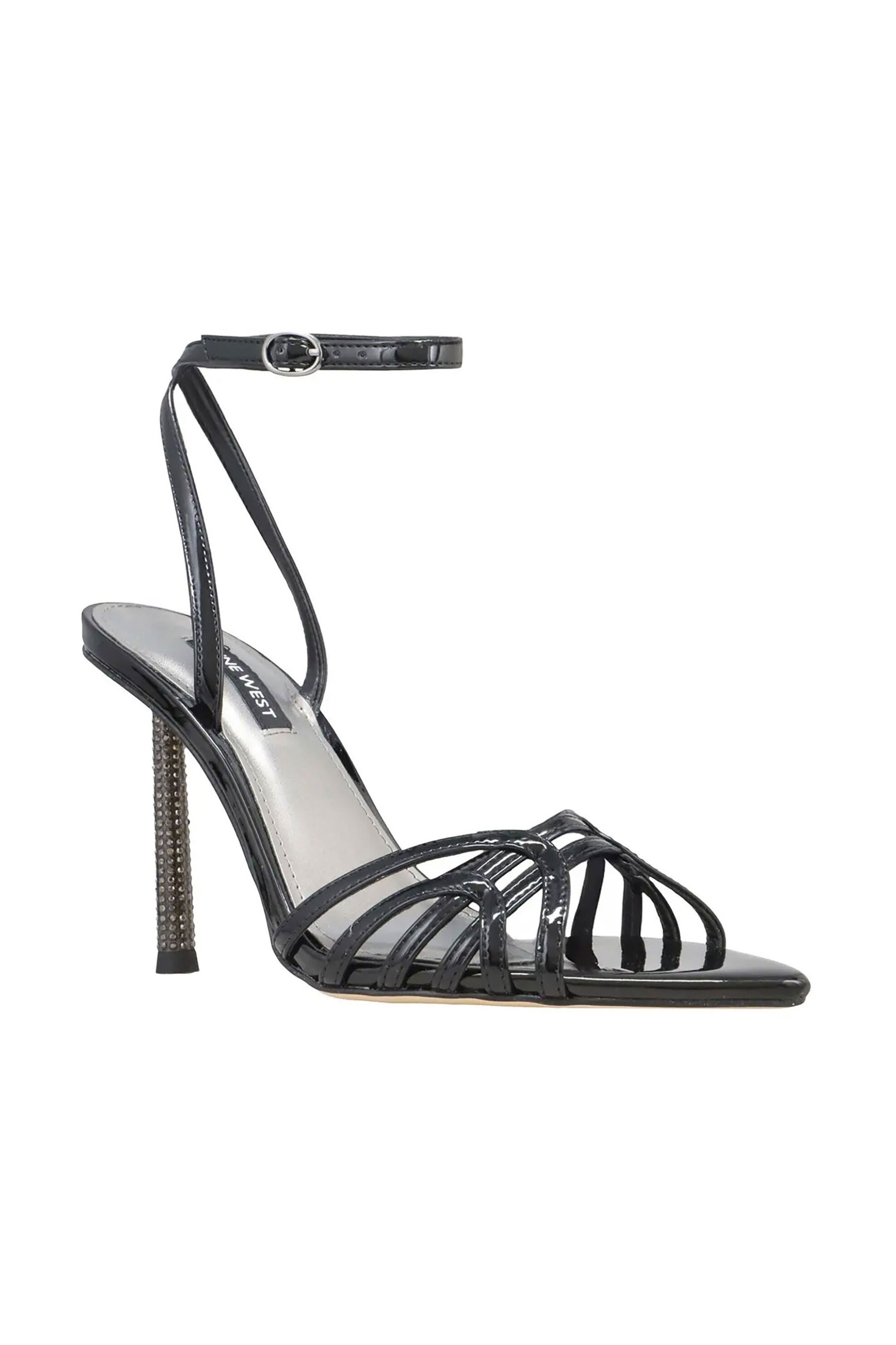 Nine West γυναικεία πέδιλα με λεπτομέρεια με στρας "Paxal3" - PAXAL3 Μαύρο φωτογραφία