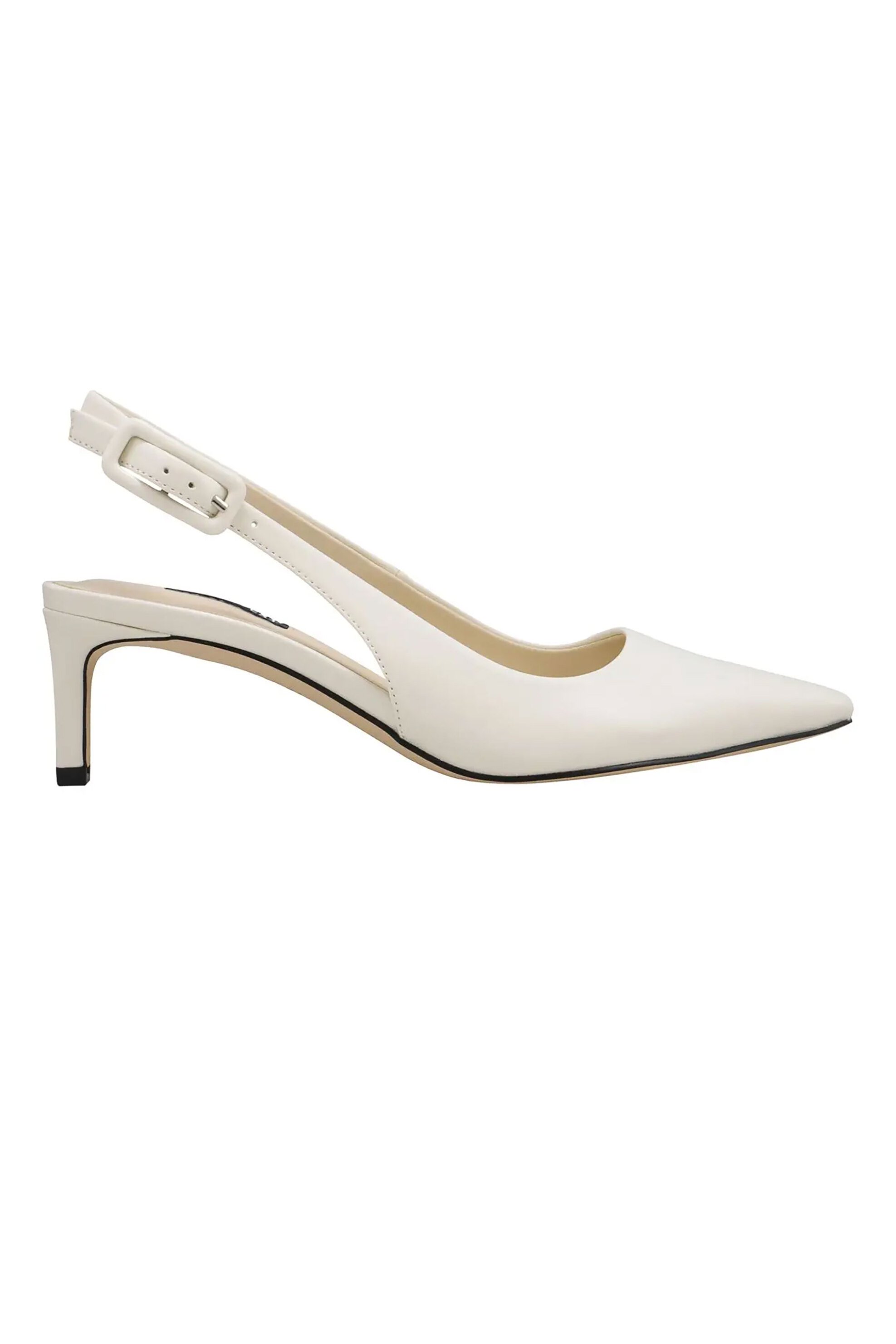 NINE WEST Nine West γυναικεία slingbacks μονόχρωμα "Yurri3" - YURRI3 Λευκό