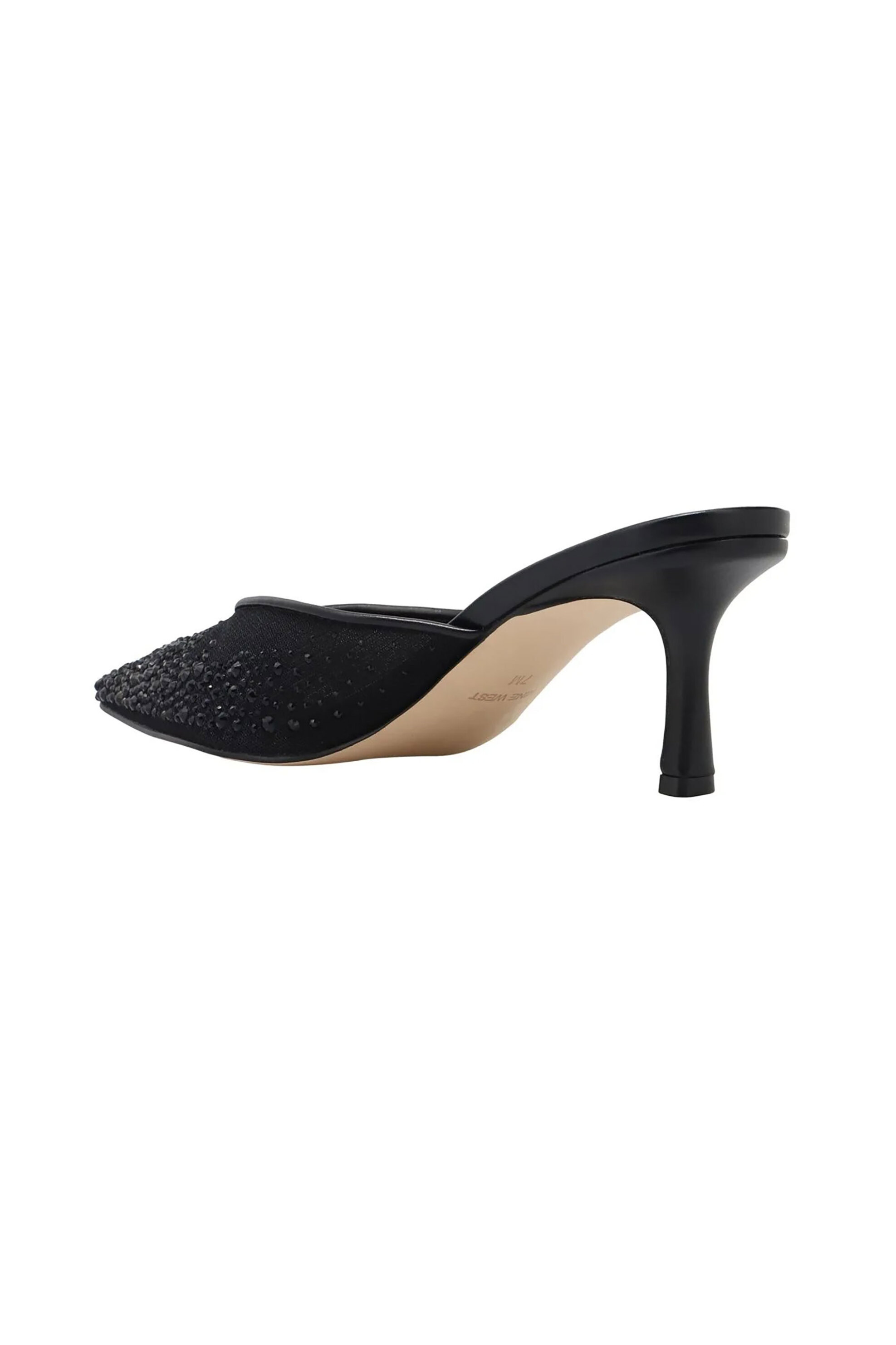 Nine West γυναικεία mules μονόχρωμα με στρας "Camenlap2" - CAMENLAP2 02 Μαύρο φωτογραφία