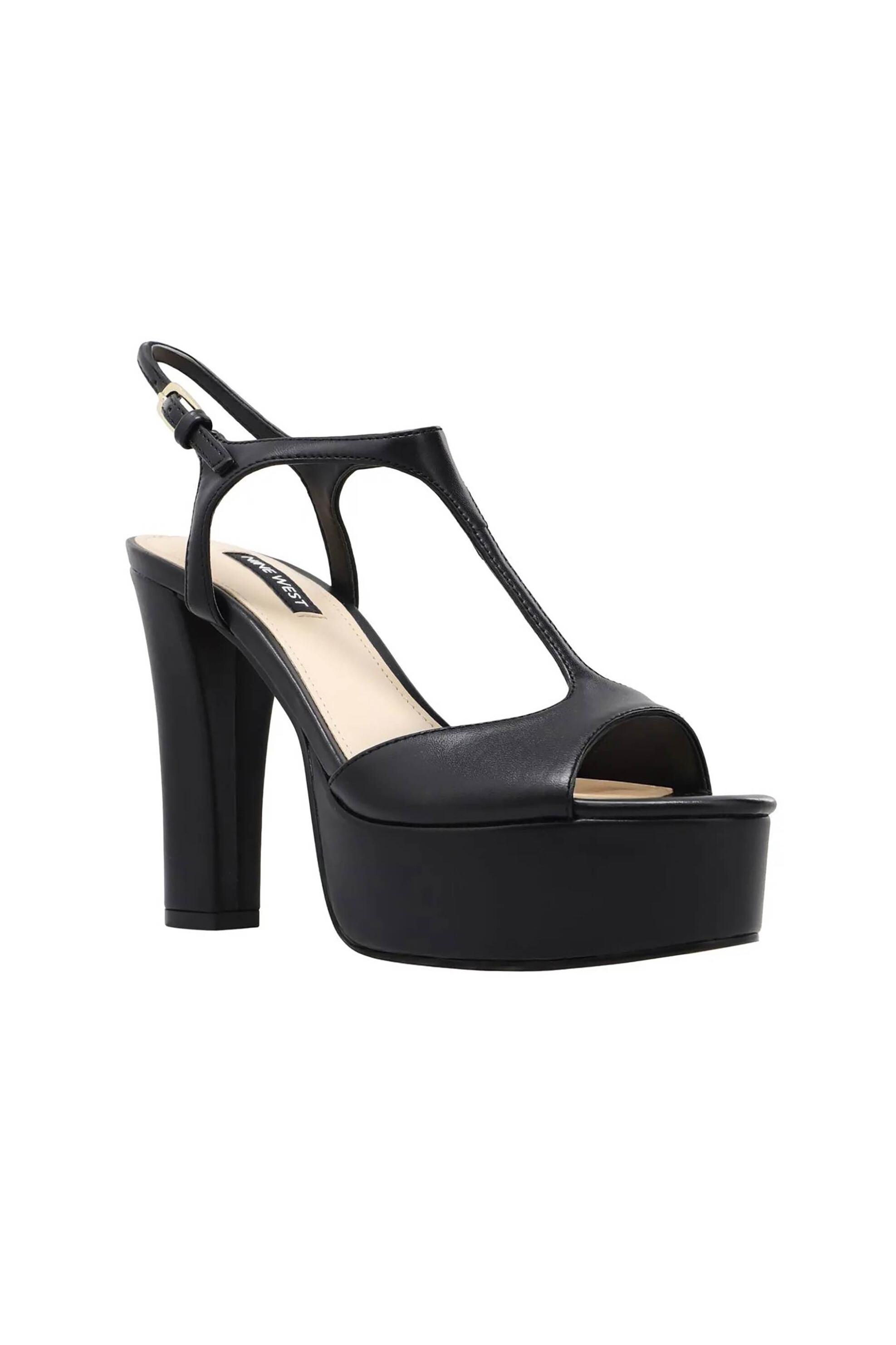 NINE WEST Nine West γυναικεία πέδιλα "Naini3" - NAINI3 01 Μαύρο - 2
