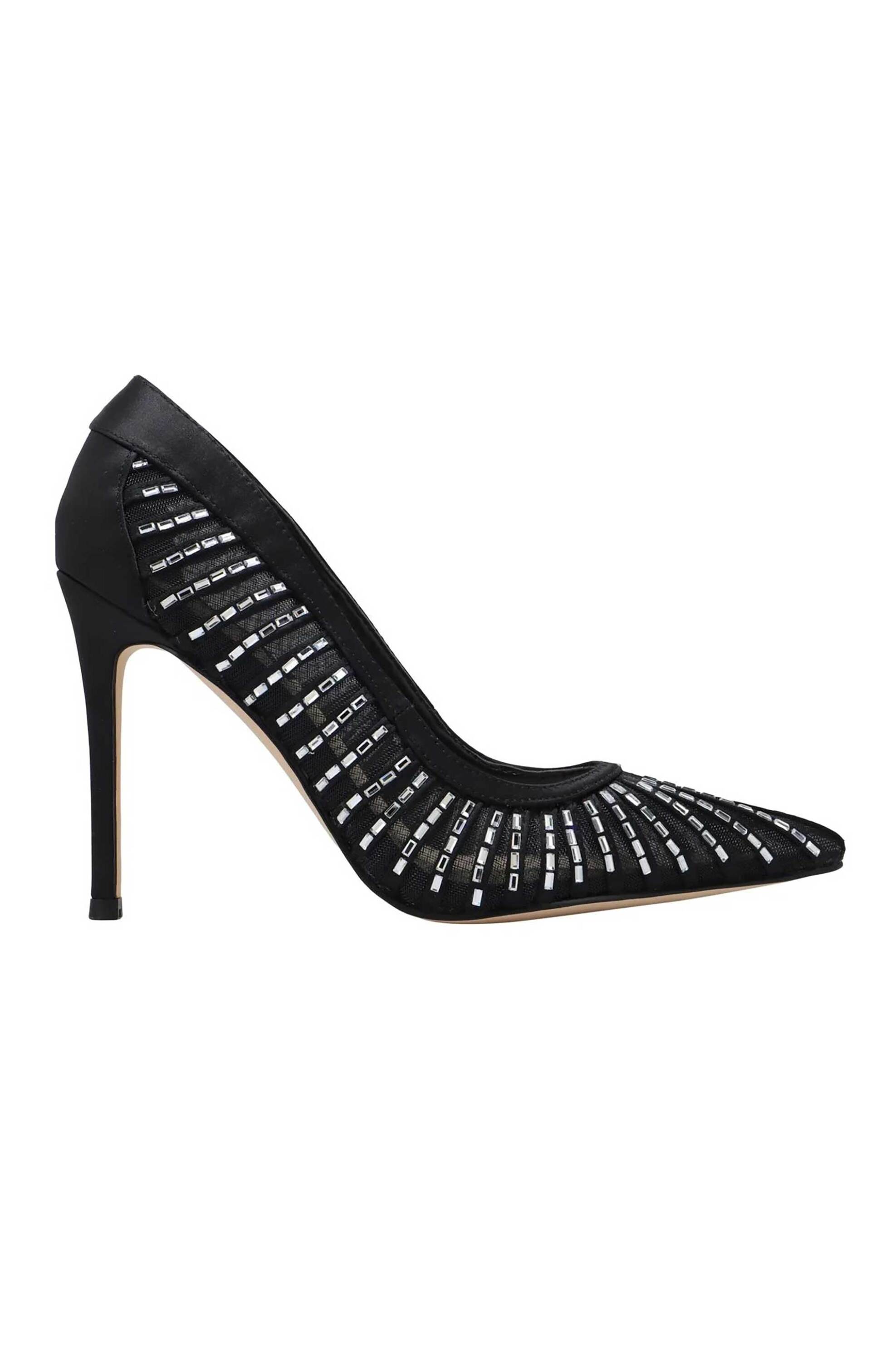 Nine West γυναικείες γόβες με στρας "Feresah2" - FERESAH2 02 Μαύρο