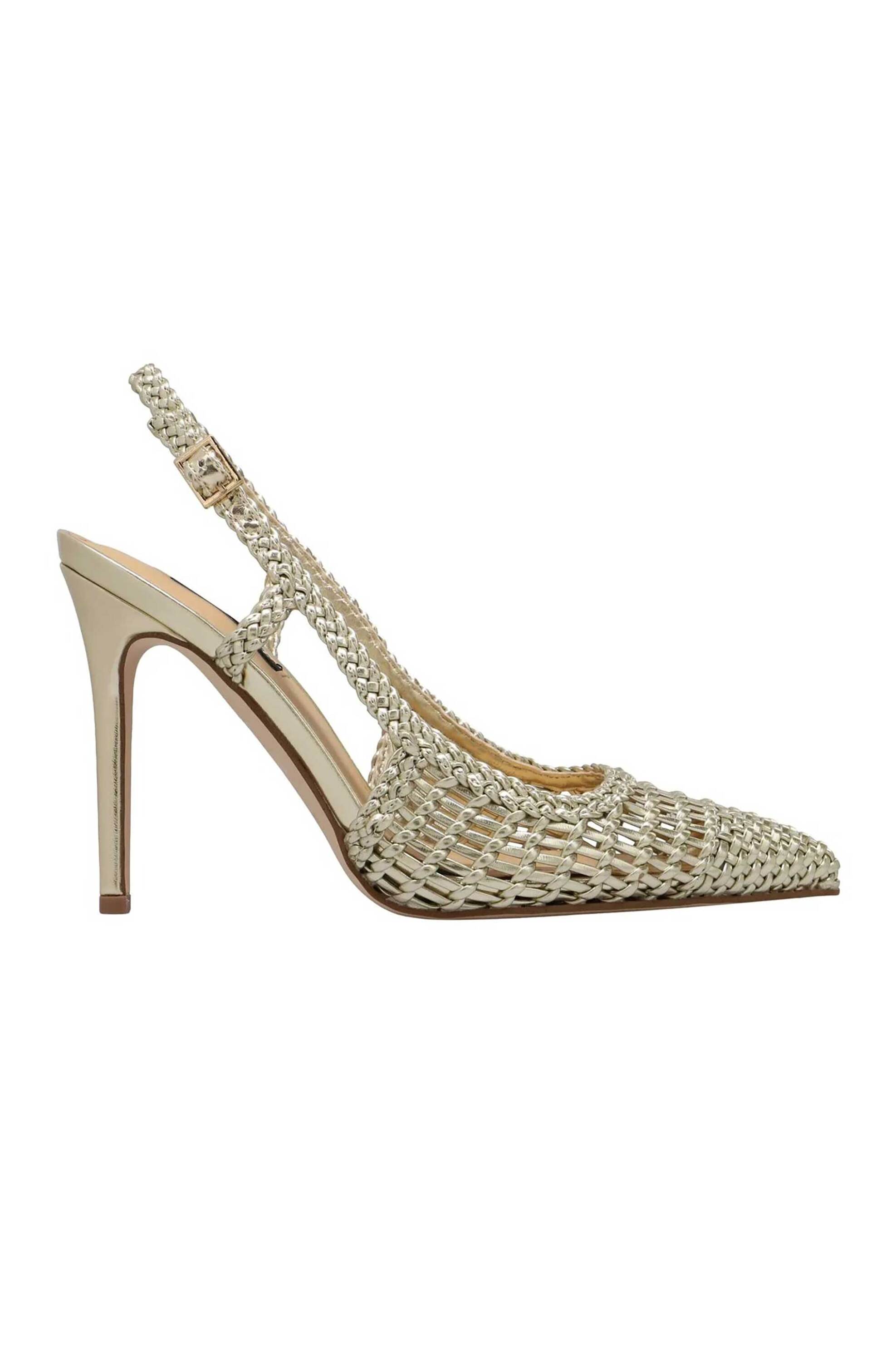 Nine West γυναικείες γόβες slingback "Fresky2" - FRESKY2 71 Χρυσό