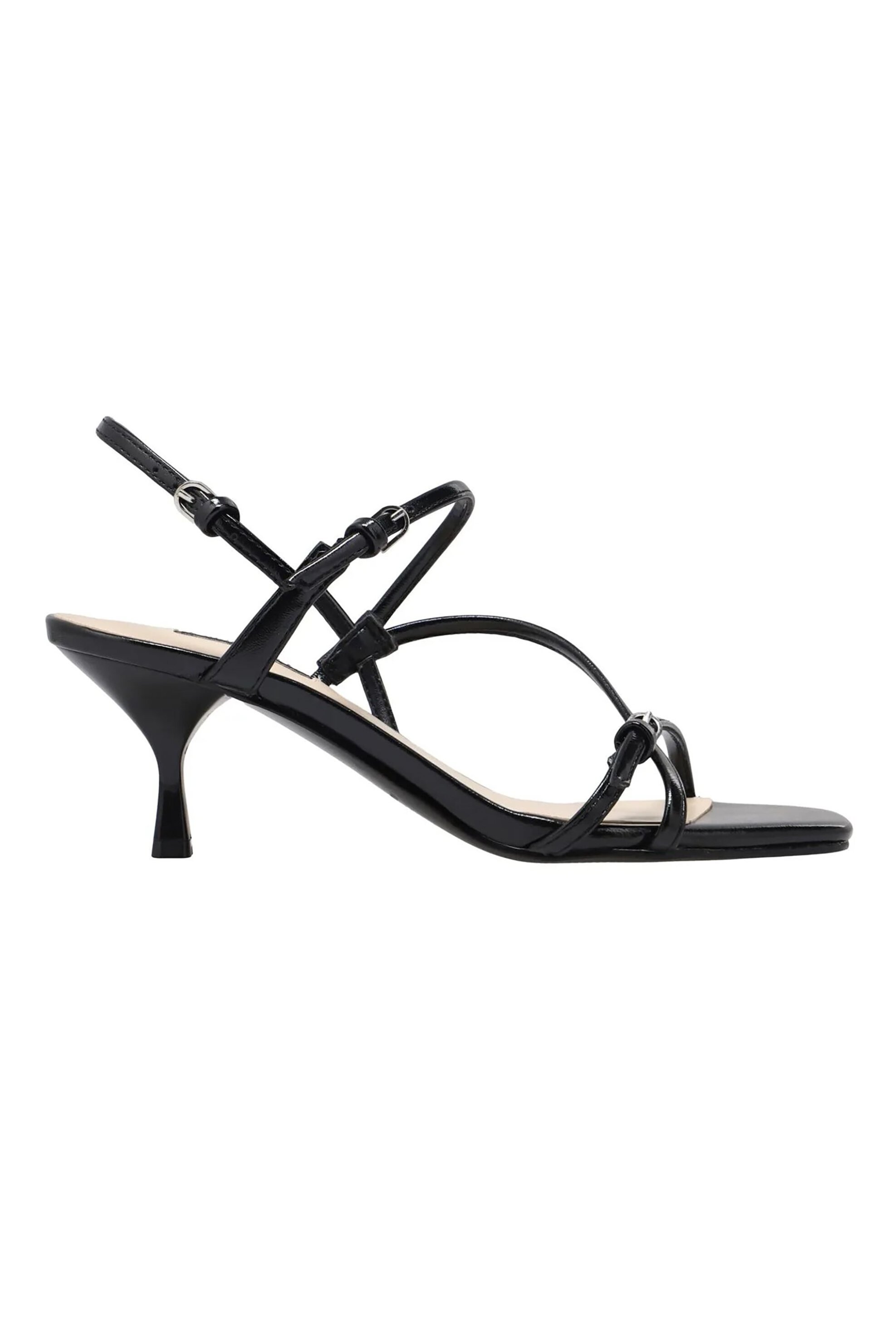 Nine West γυναικεία πέδιλα "Ηayla3" - HAYLA3 01 Μαύρο