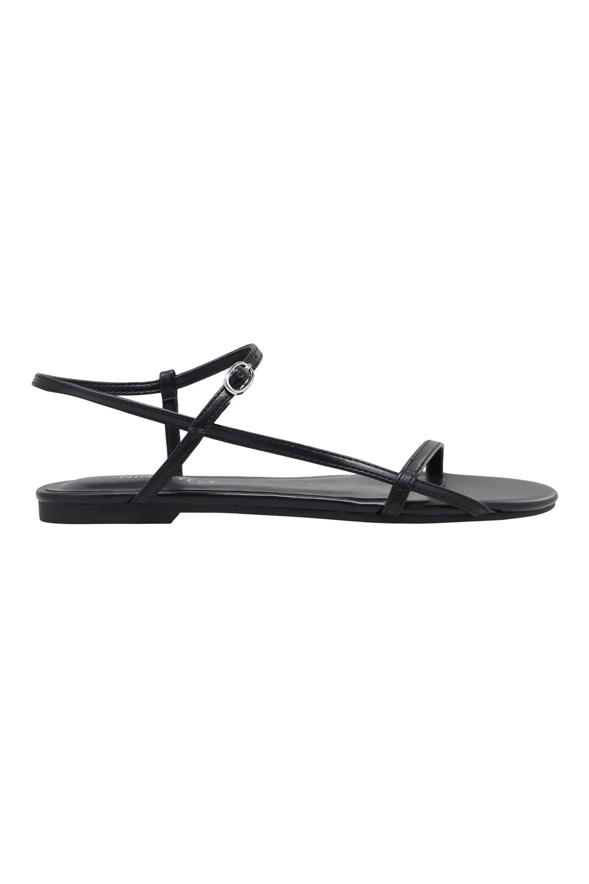 Nine West γυναικεία flat σανδάλια "Masow3" - MASOW3 01 Μαύρο