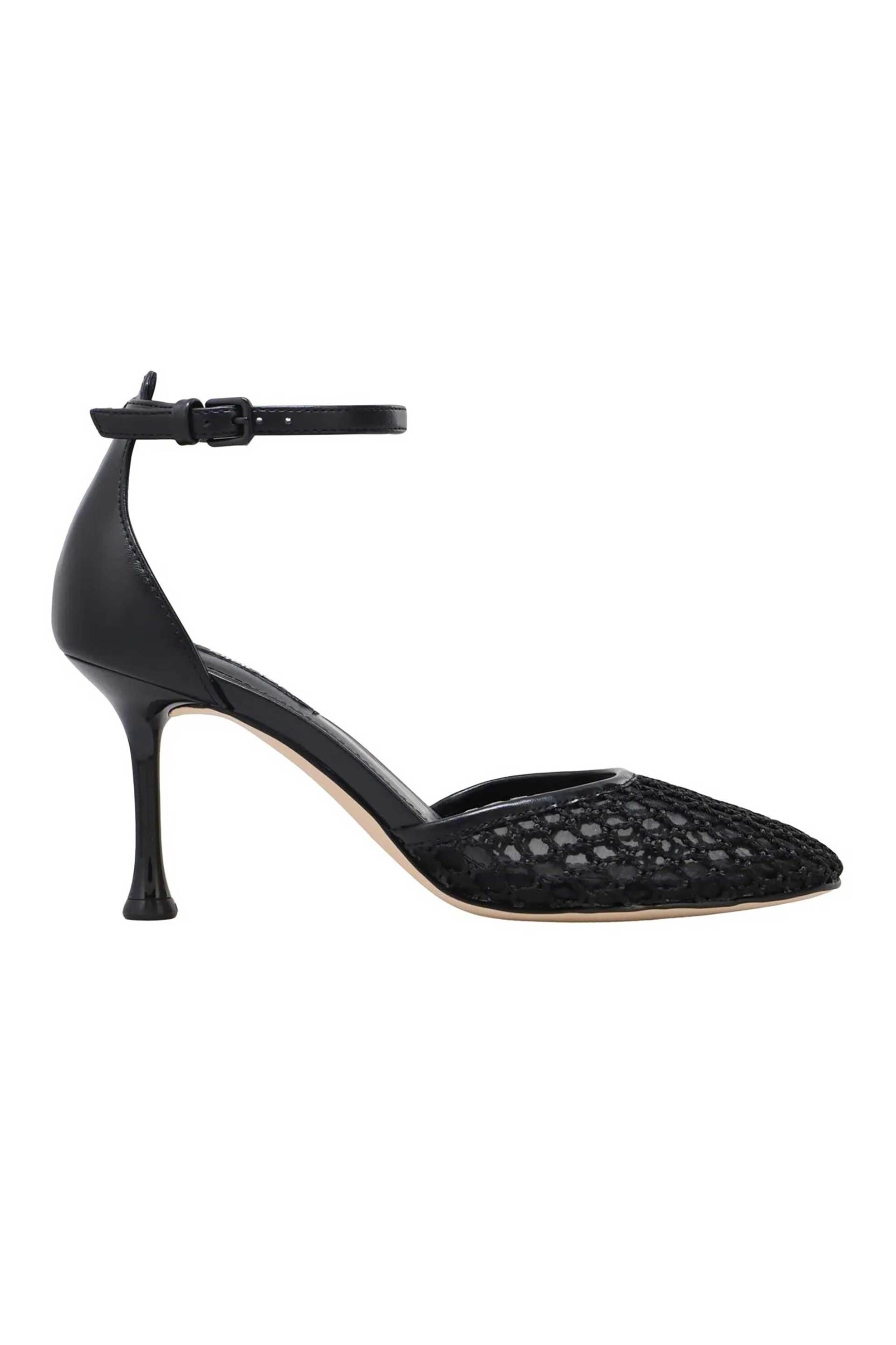 Nine West γυναικείες γόβες με μπαρέτα στον αστράγαλο ''Popdat2'' - POPDAT2 02 Μαύρο
