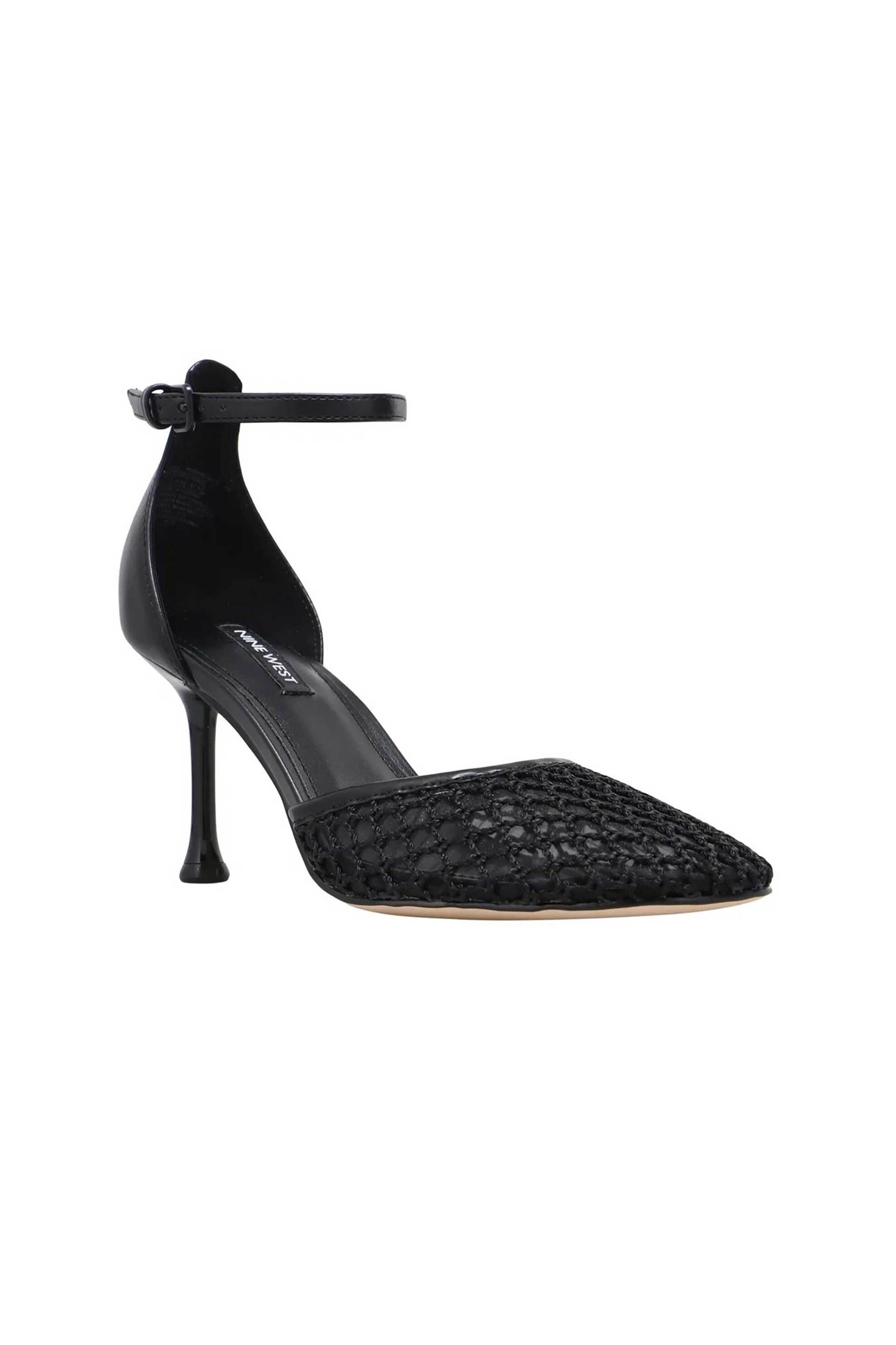 Nine West γυναικείες γόβες με μπαρέτα στον αστράγαλο ''Popdat2'' - POPDAT2 02 Μαύρο