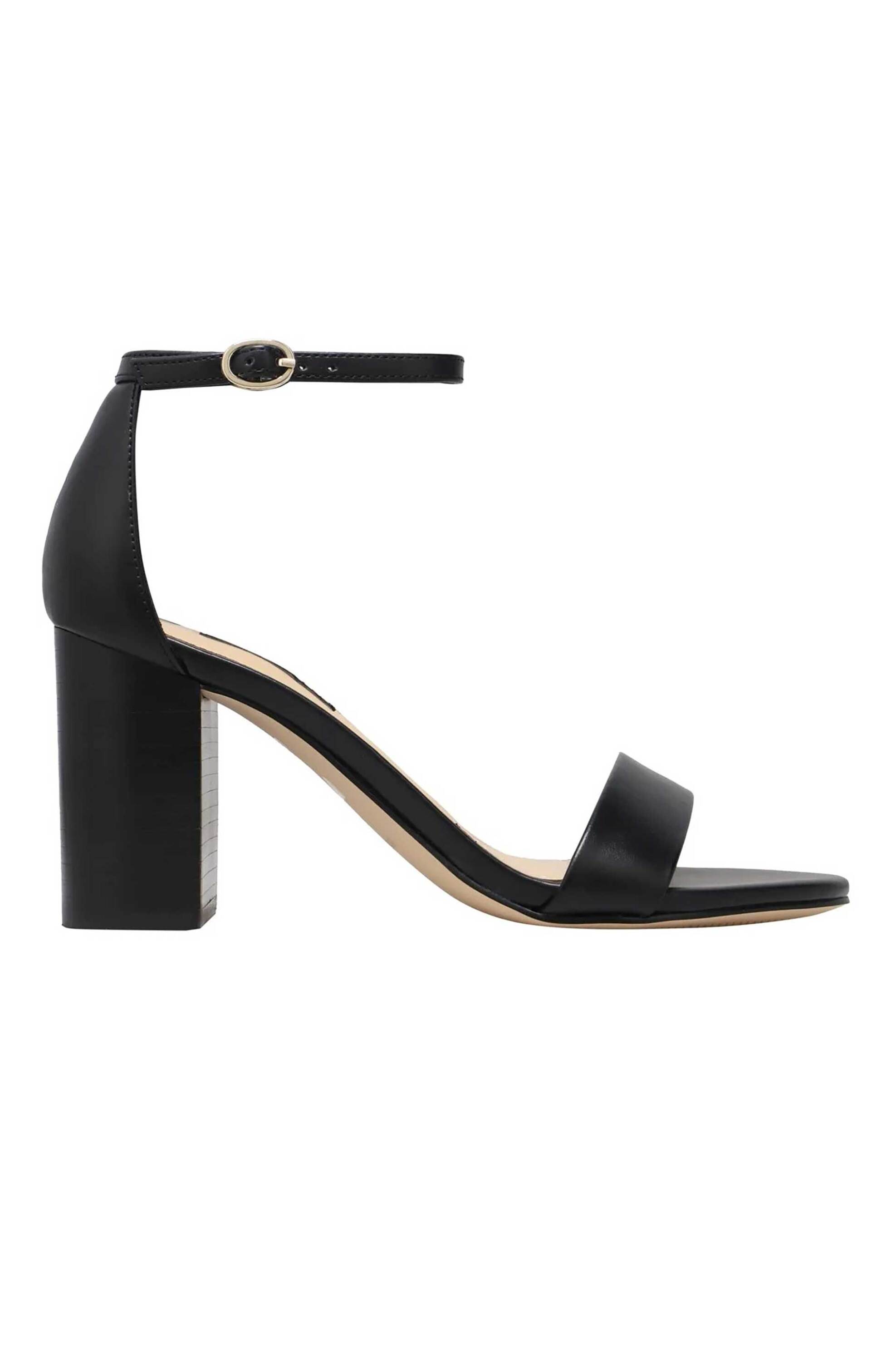 Nine West γυναικεία πέδιλα "Τoniann3" - TONIANN3 02 Μαύρο