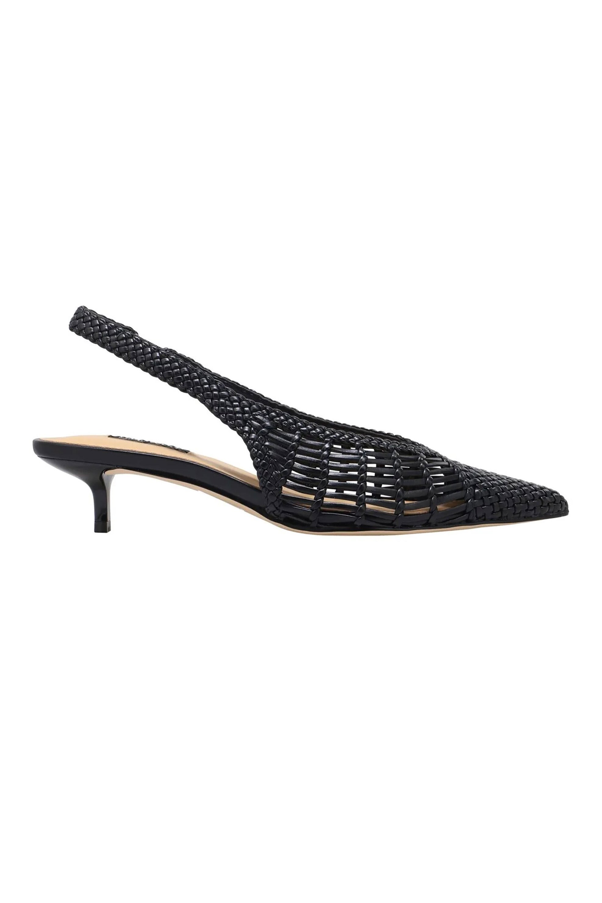 Nine West γυναικείες γόβες slingback "Edela2" - EDELA2 01 Μαύρο