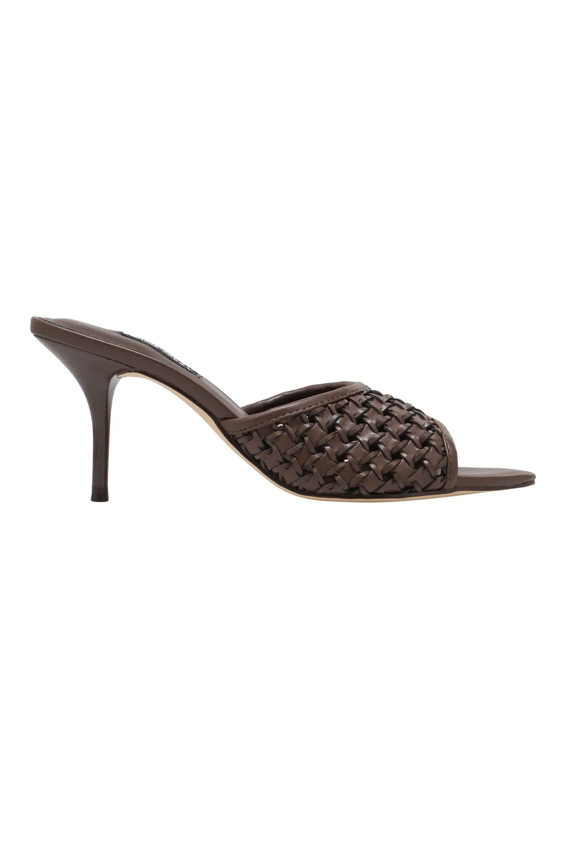 Nine West γυναικεία mules μονόχρωμα με πλεκτό σχέδιο "Gritt3" - KIRELA3 20 Καφέ