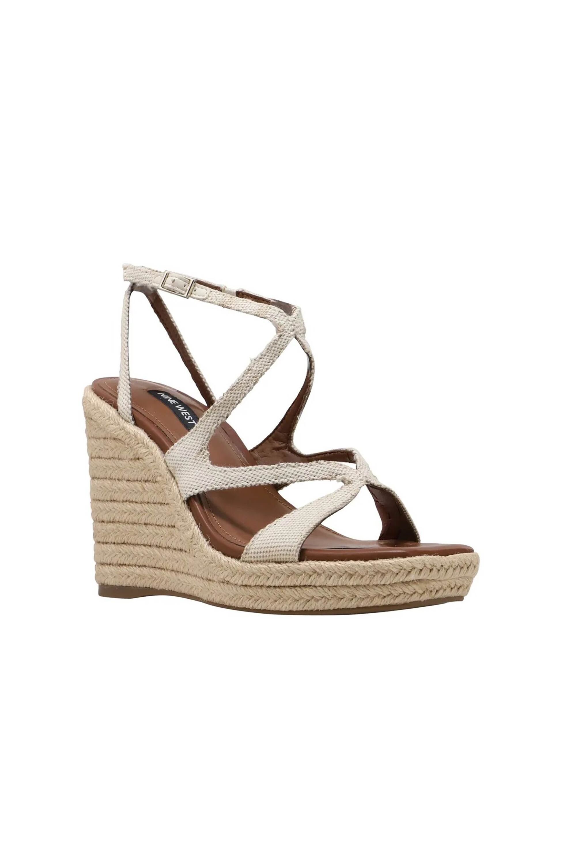 Nine West γυναικείες πλατφόρμες με χιαστί λουράκια 