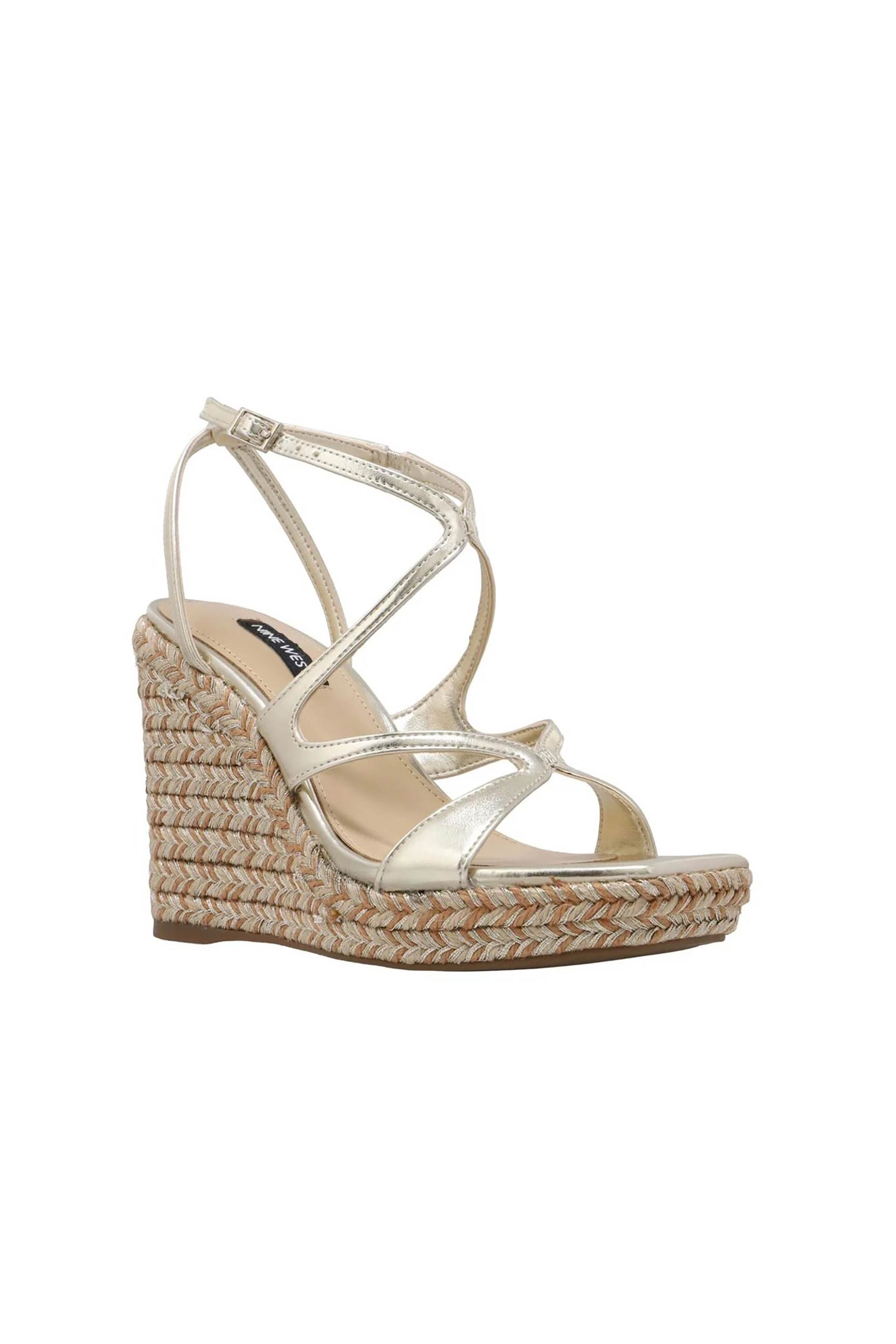 Nine West γυναικείες πλατφόρμες με χιαστί λουράκια 