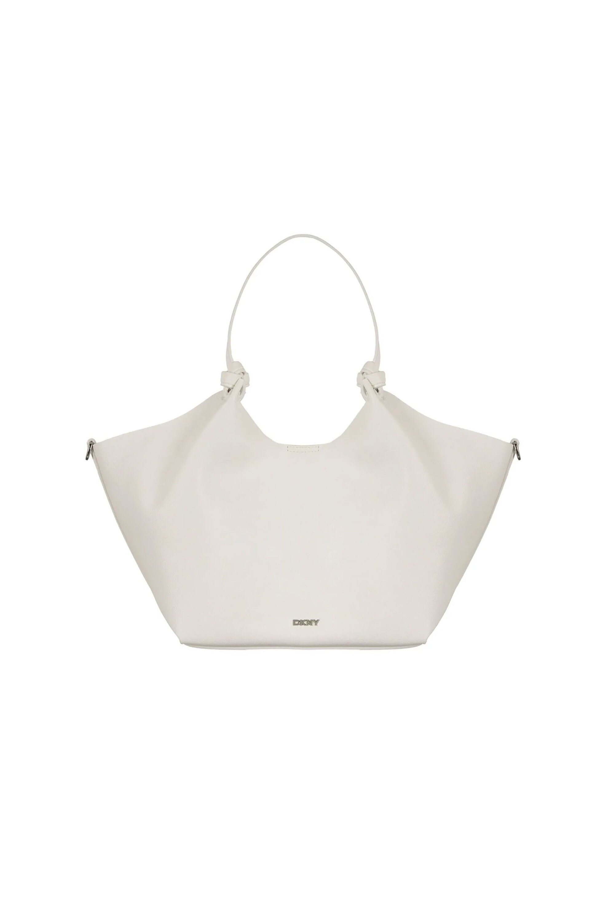 DKNY γυναικεία τσάντα χειρός μονόχρωμη "Paula" - R42BAE49 Υπόλευκο