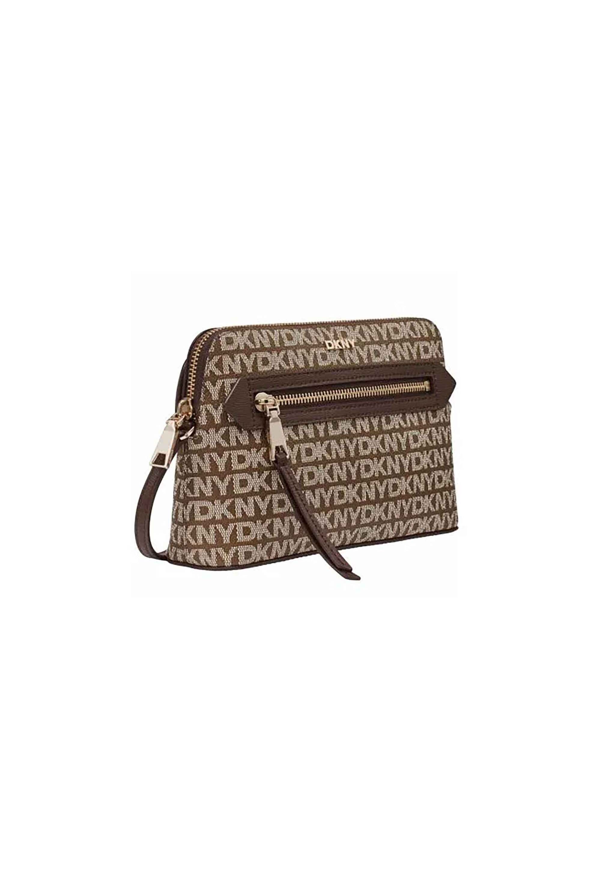 DKNY γυναικεία τσάντα crossbody με all-over logo print 