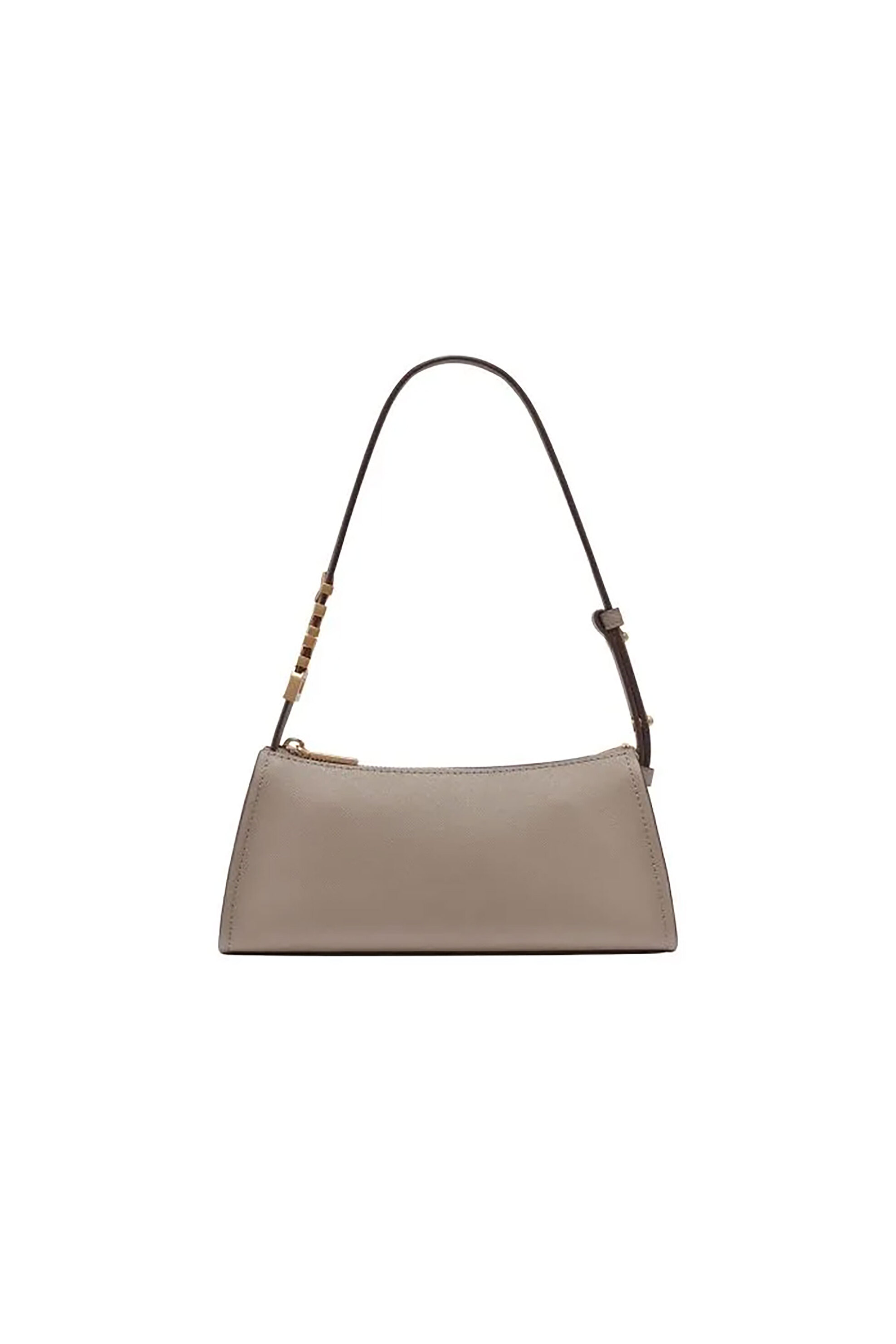 DKNY γυναικεία δερμάτινη τσάντα ώμου "Avril" - R433YG57 Γκρι