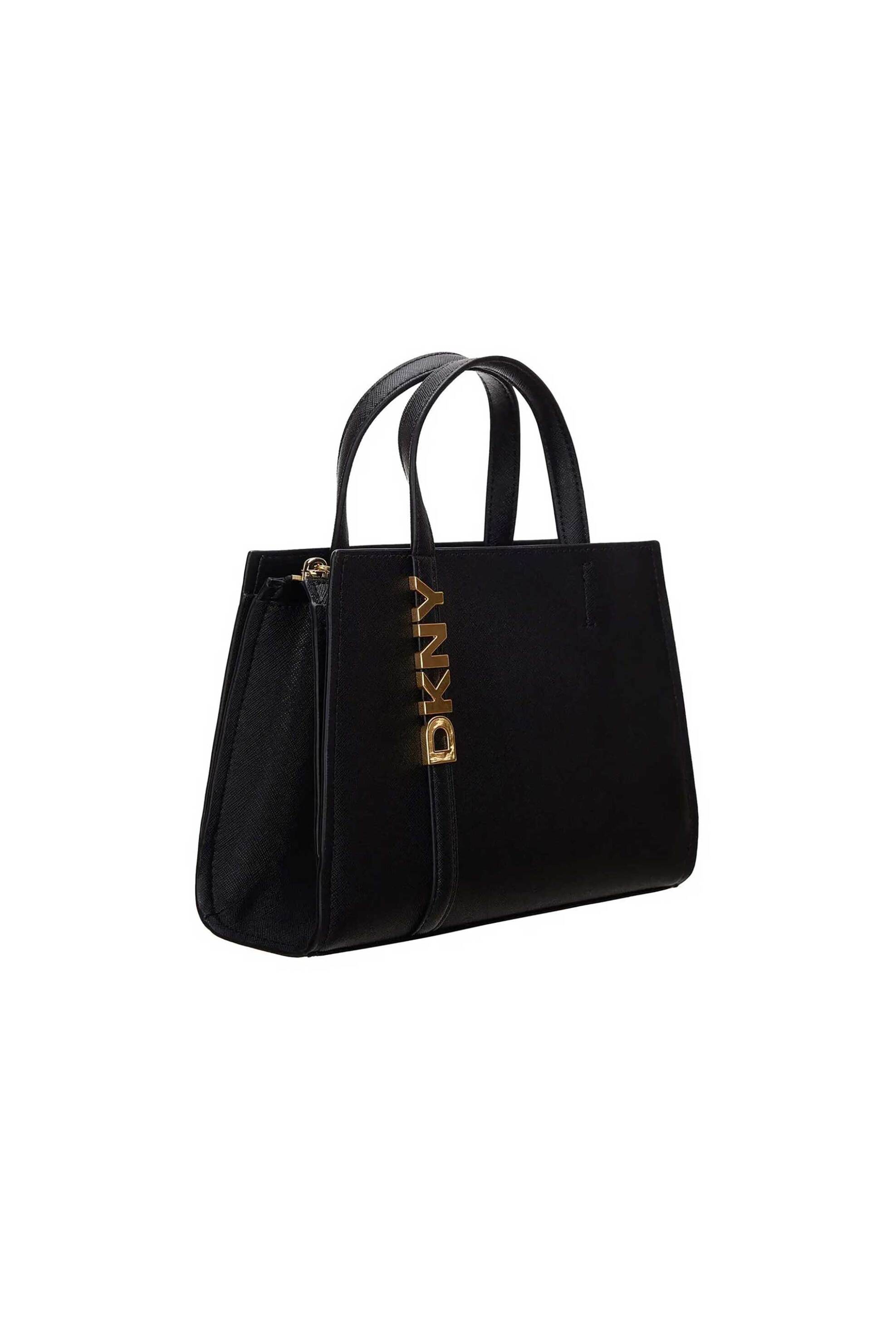 DKNY DKNY γυναικεία δερμάτινη τσάντα χειρός "Avril" - R43EYG56 Μαύρο - 3