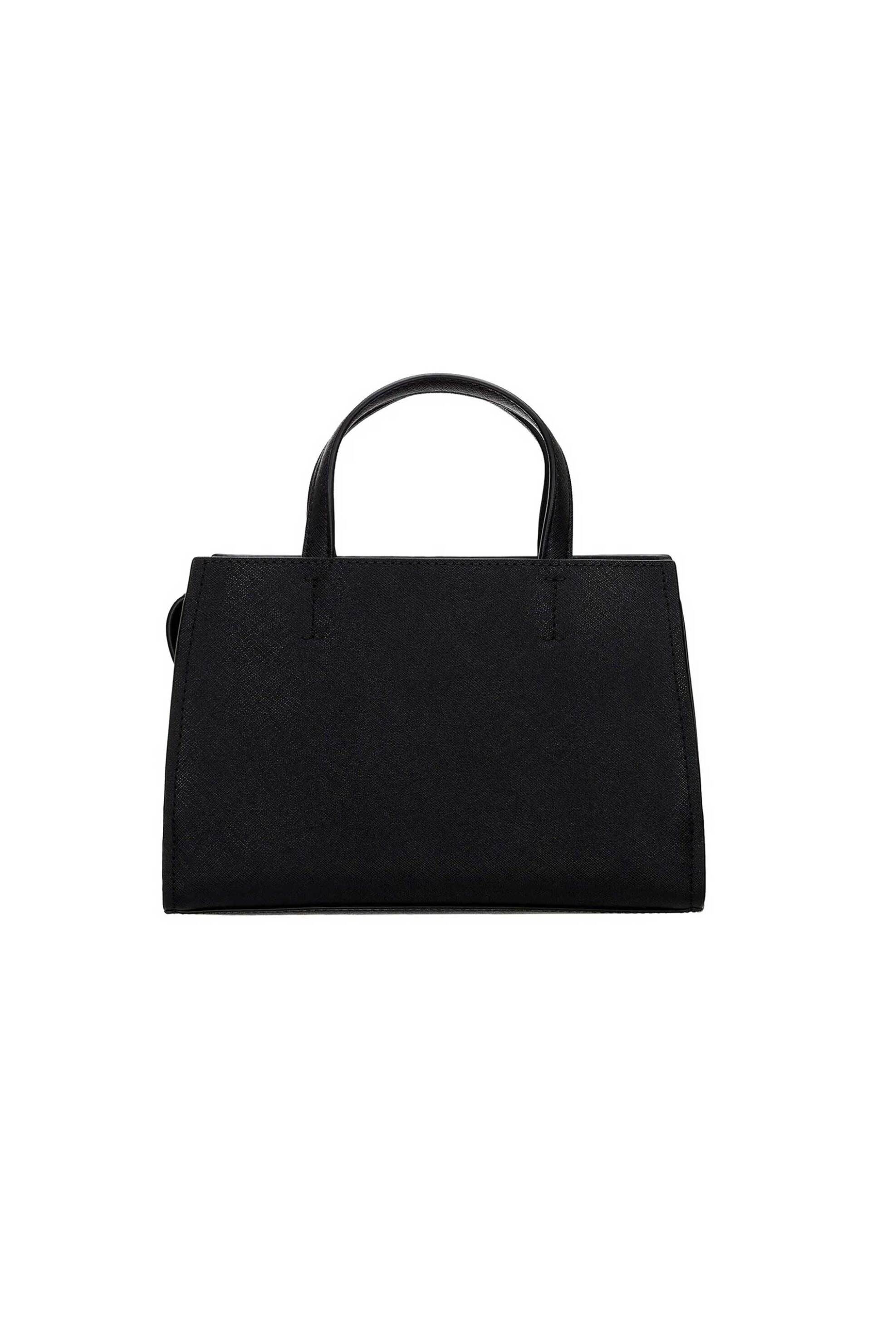 Dkny Γυναικεία Δερμάτινη Τσάντα Χειρός Avril - R43Eyg56 Μαύρο