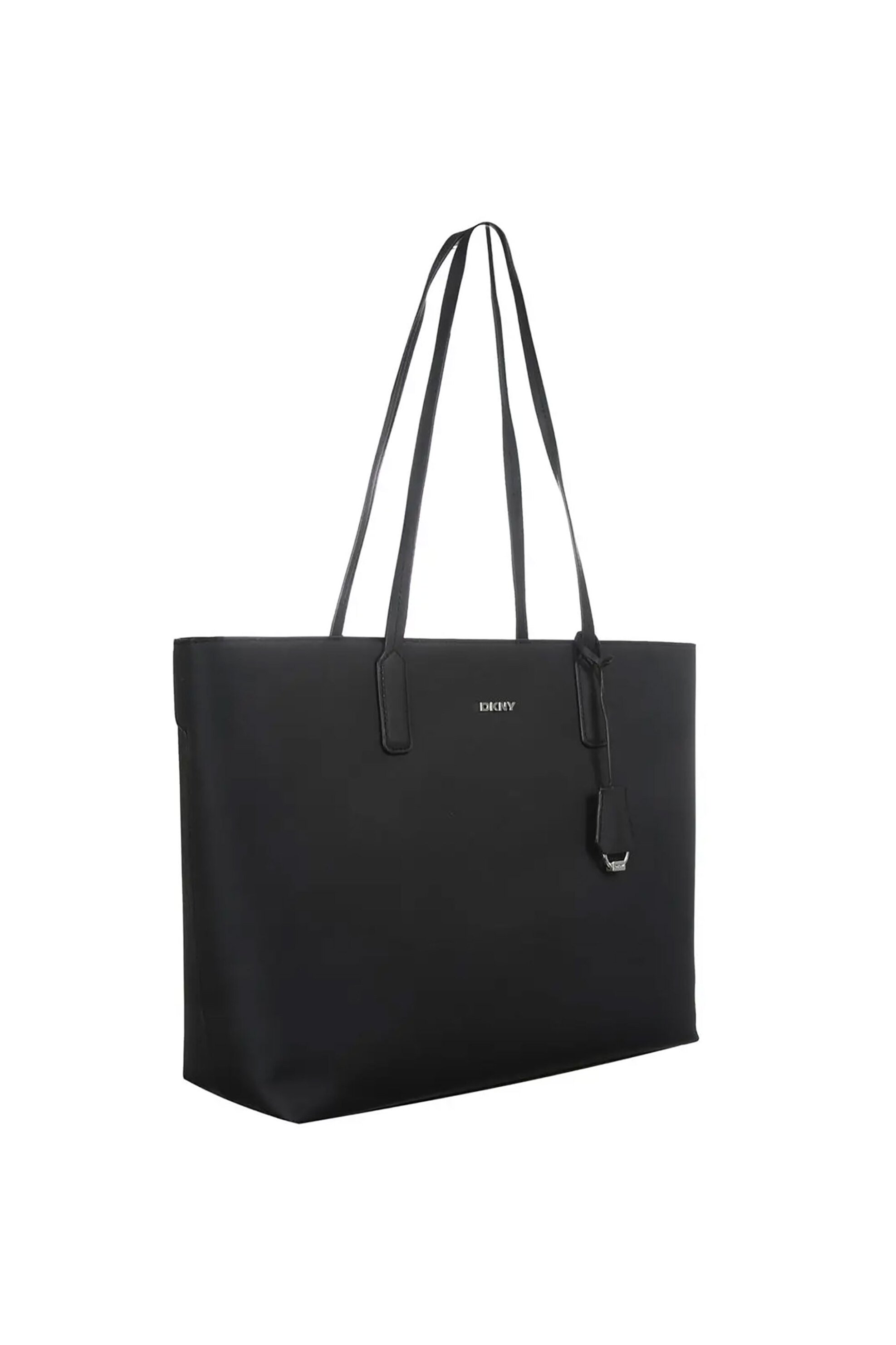 DKNY γυναικεία τσάντα ώμου tote με μεταλλικό λογότυπο 