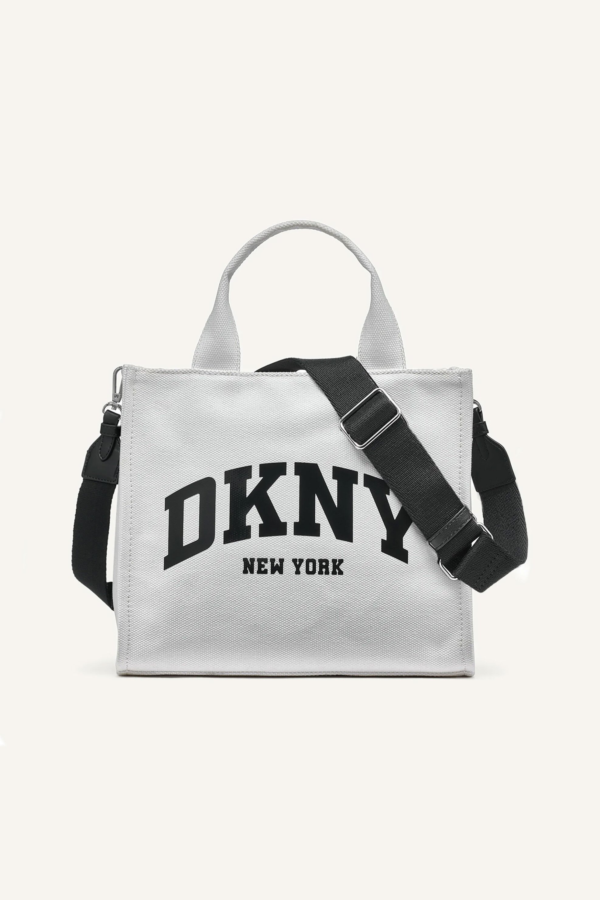 DKNY γυναικεία τσάντα χειρός με λογότυπο "Handlee" - R41AOR57 Υπόλευκο