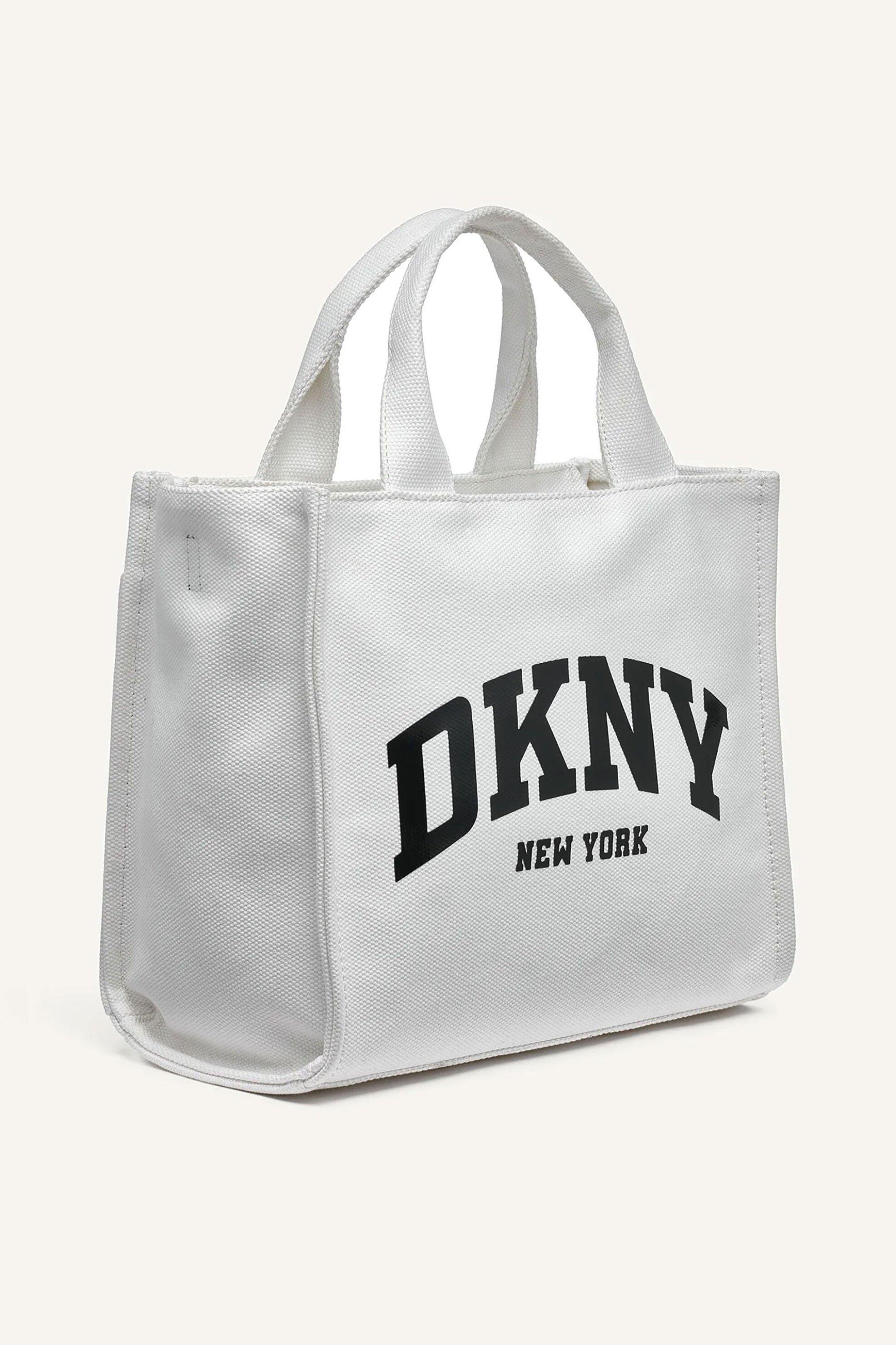 DKNY γυναικεία τσάντα χειρός με λογότυπο "Handlee" - R41AOR57 Υπόλευκο φωτογραφία