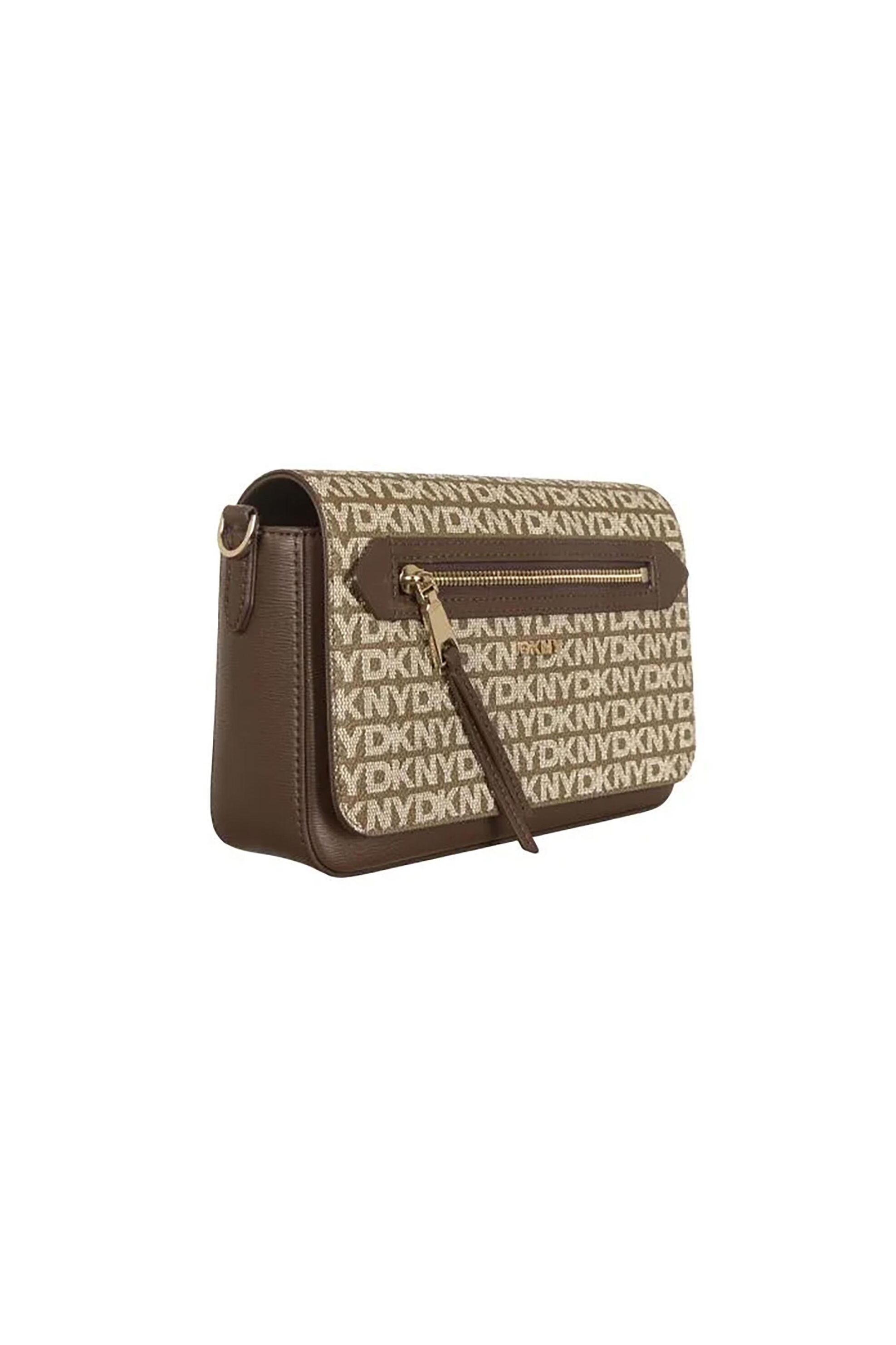 DKNY γυναικεία τσάντα crossbody με all-over logo print 