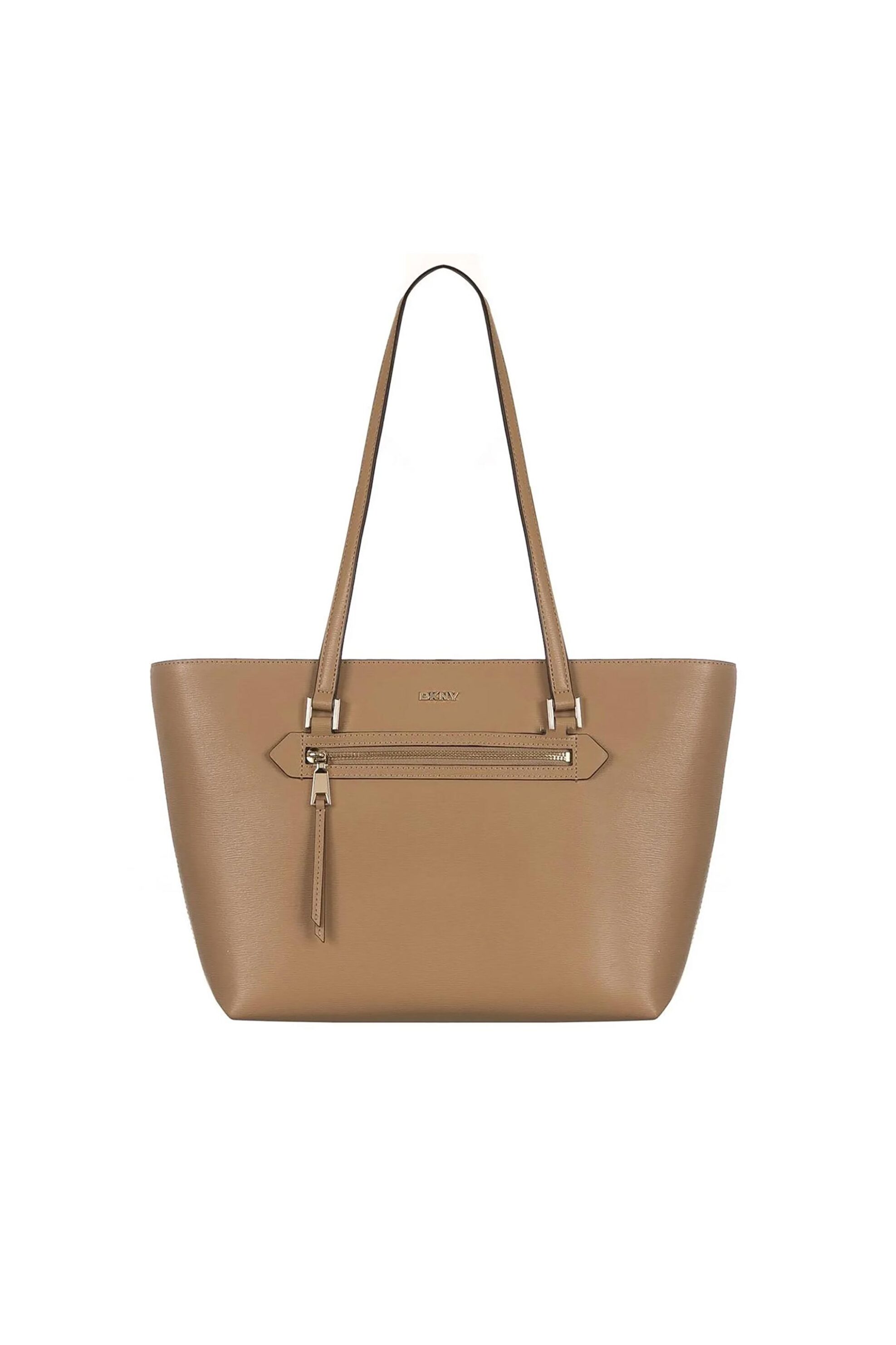 DKNY γυναικεία δερμάτινη τσάντα tote "Bryant Ave" - R42A3E20 Καμηλό