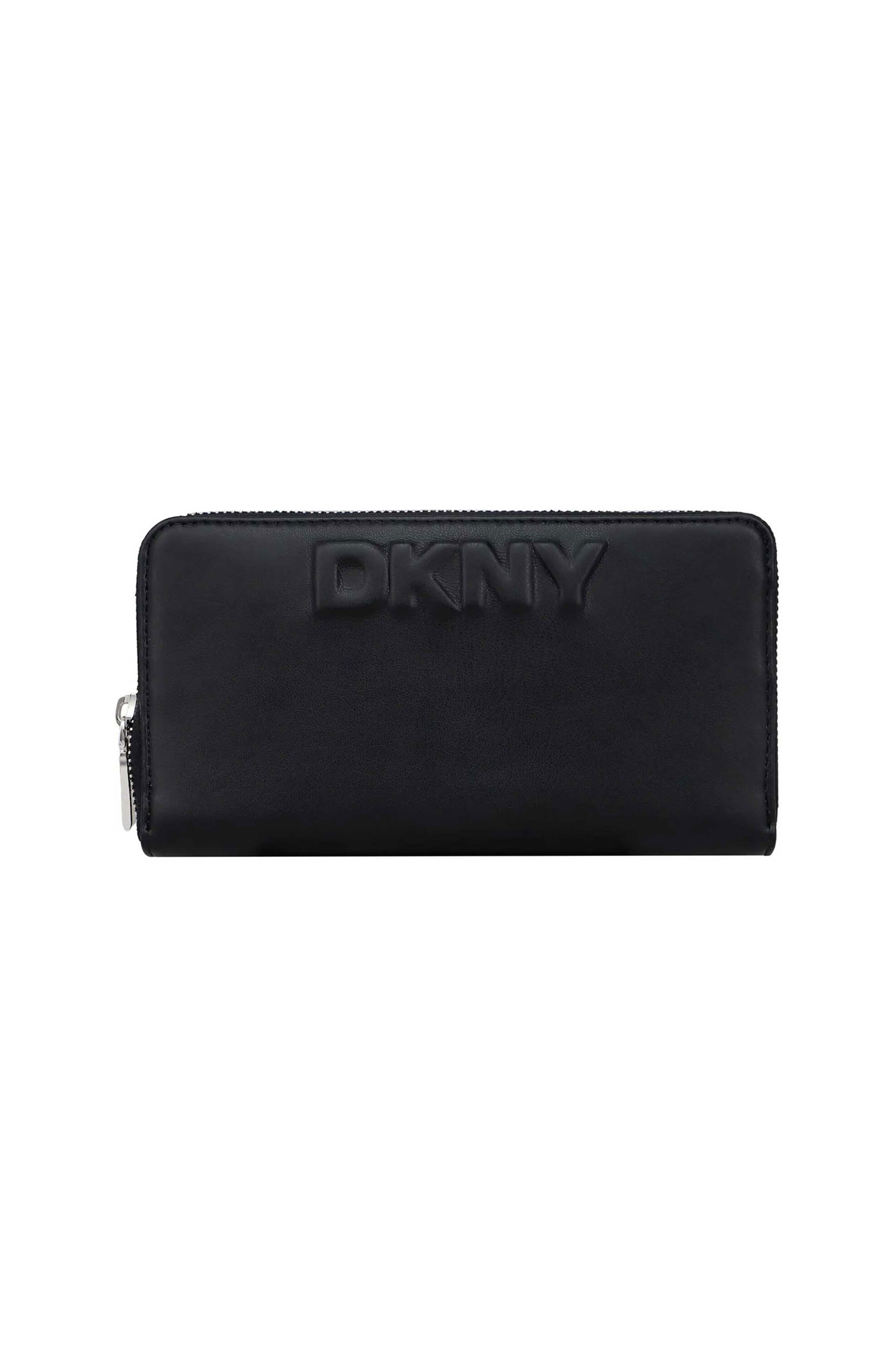 DKNY γυναικείο πορτοφόλι με ανάγλυφο λογότυπο "Tinsley" - R521ZM26 Μαύρο