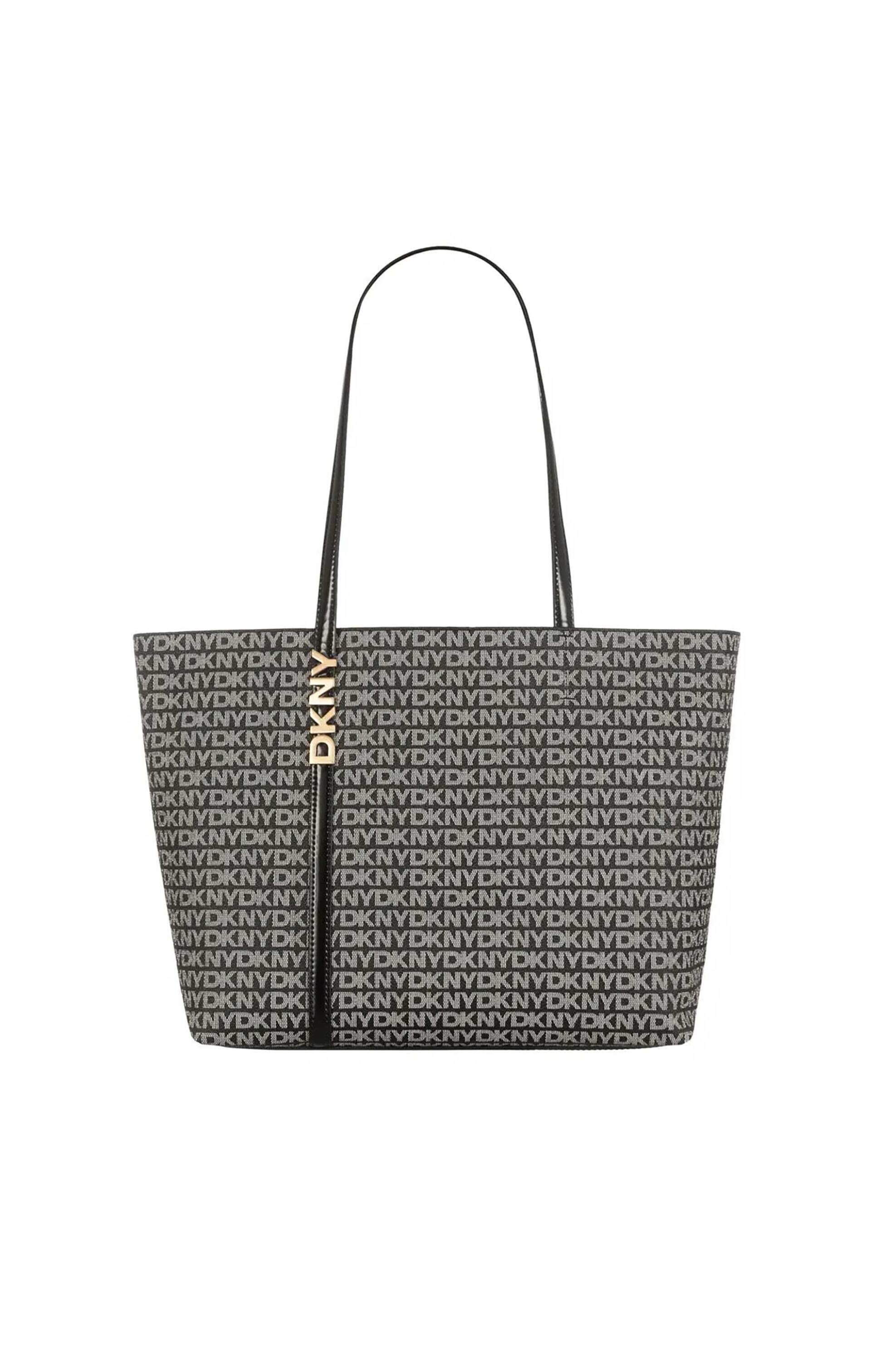 DKNY DKNY γυναικεία τσάντα χειρός με all-over λογότυπο "Avril" - R52A5G54 Μαύρο