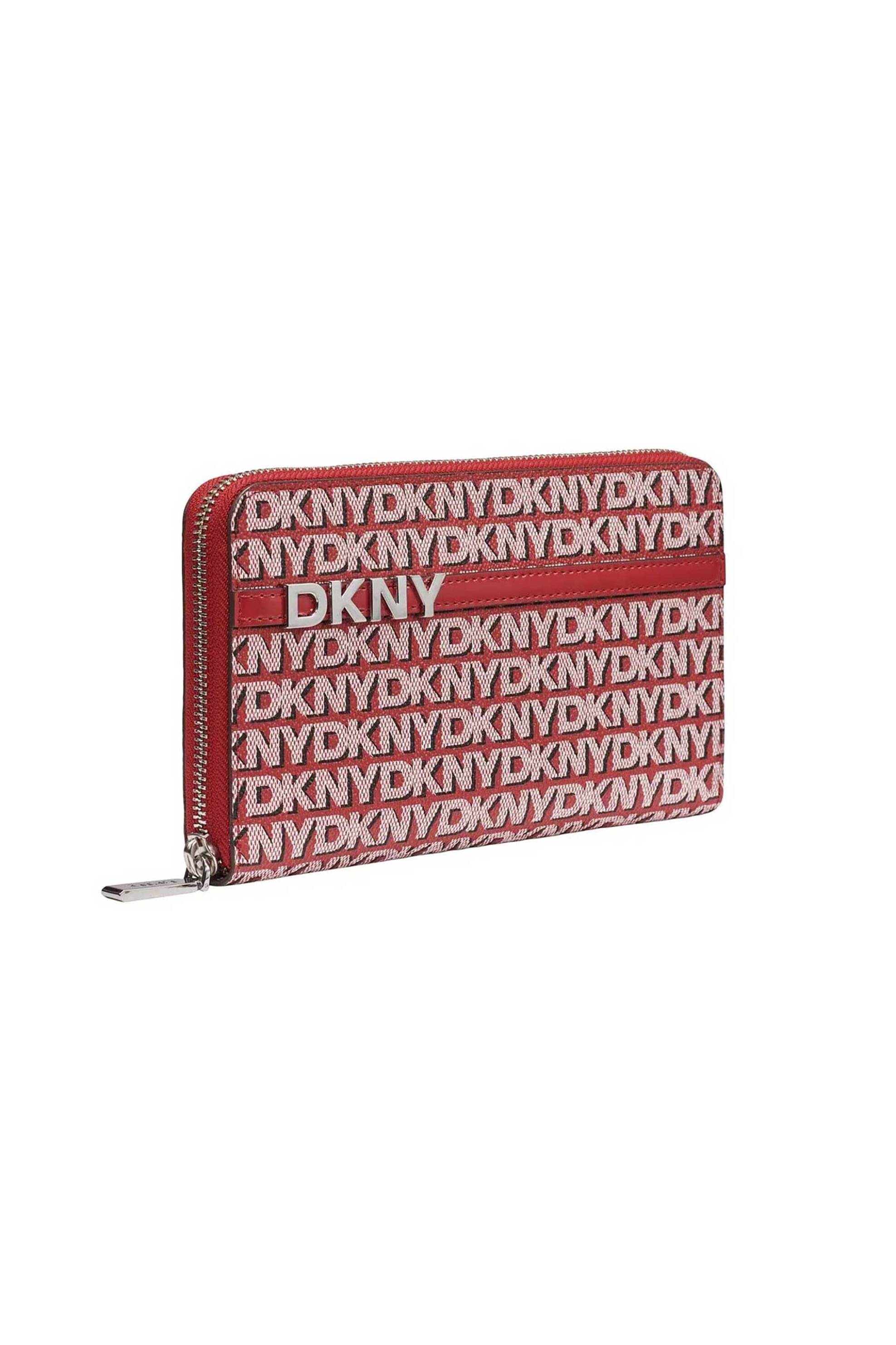 DKNY γυναικείο πορτοφόλι με all-over logo print 