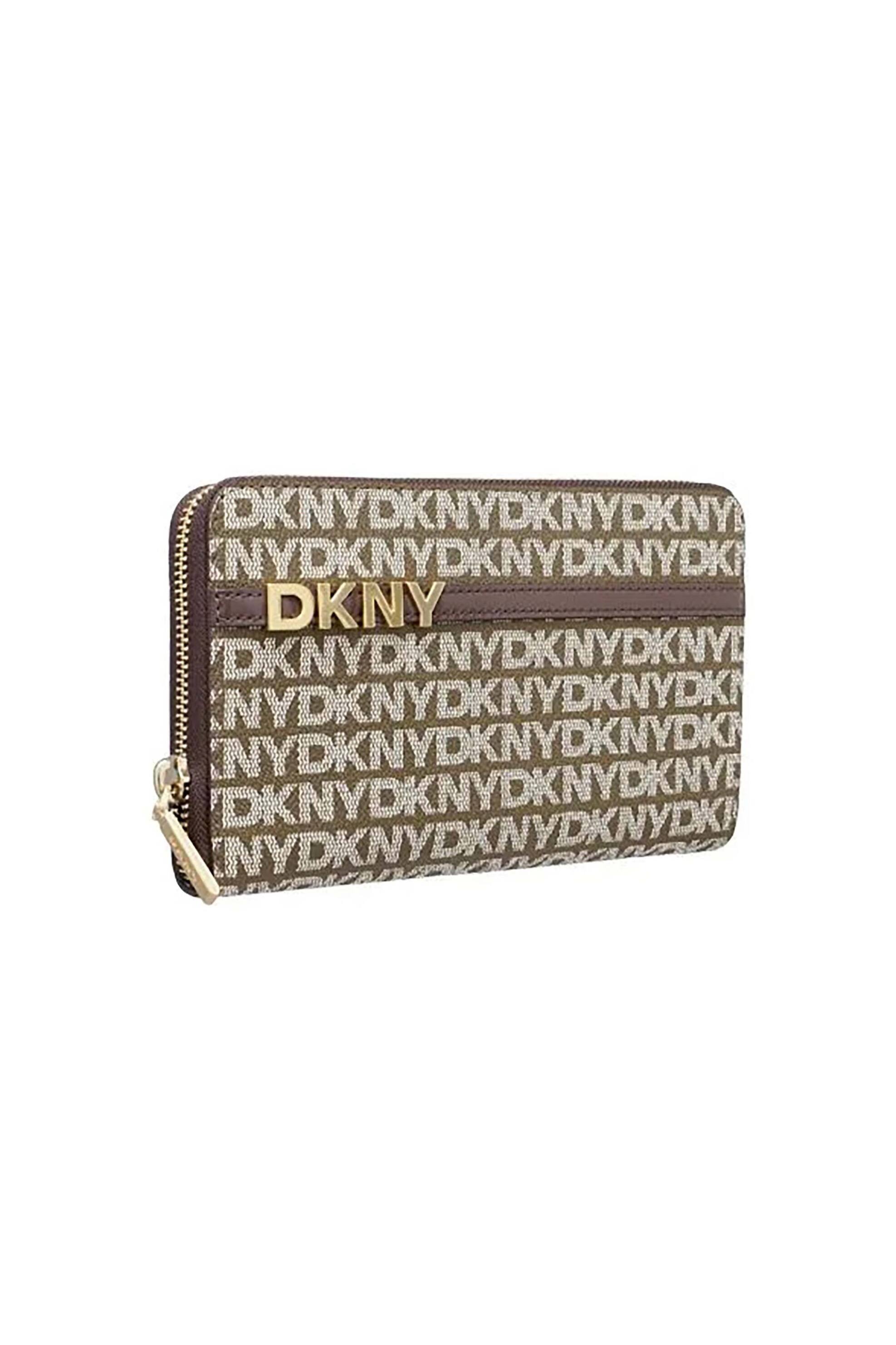 DKNY γυναικείο πορτοφόλι με all-over logo print 
